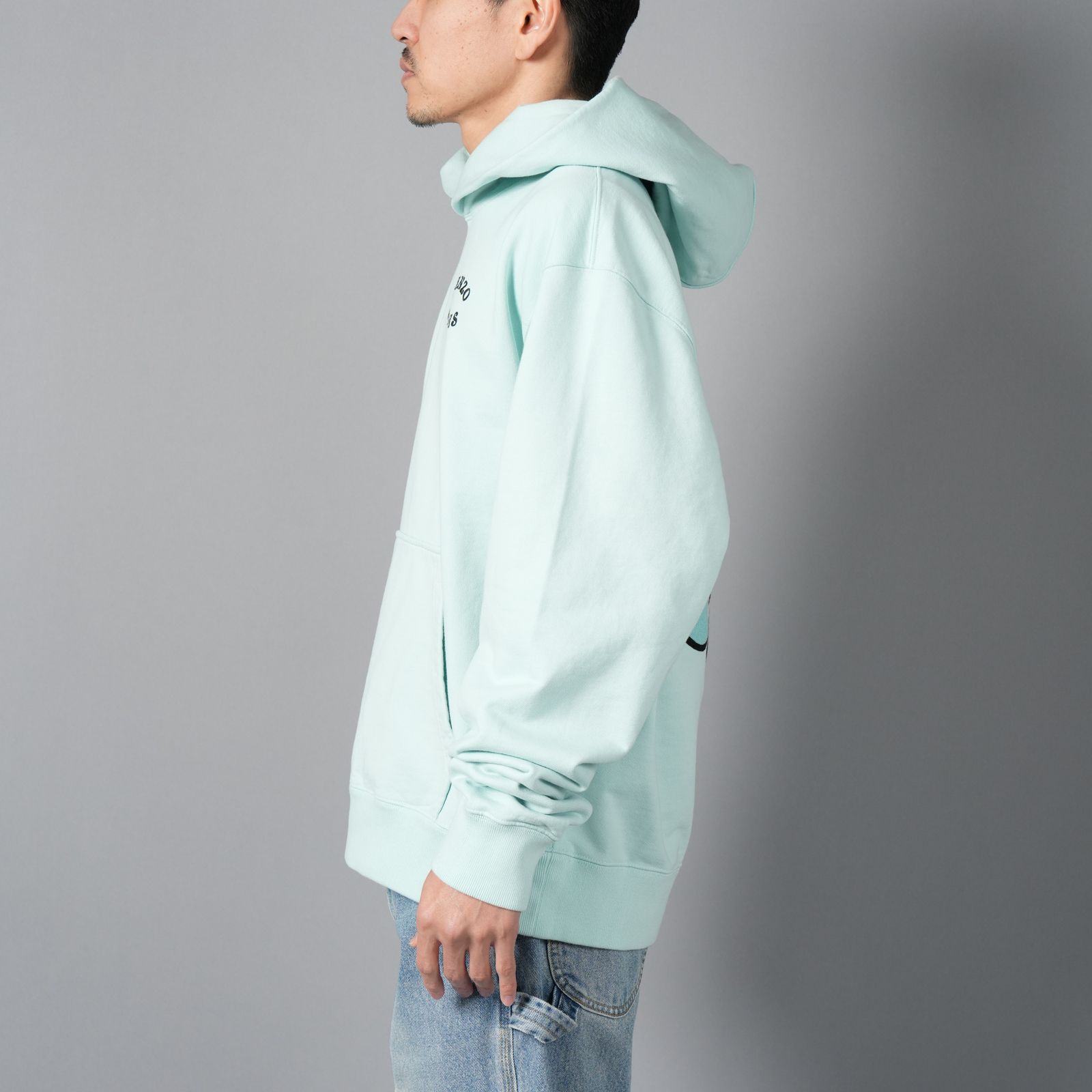 【限定】 VERDY COLLECTION EMBROIDERED CLASSIC HOODIE / 'KENZO by Verdy' エンブロイド フ―ディー / クラシックフーディー (ミント)