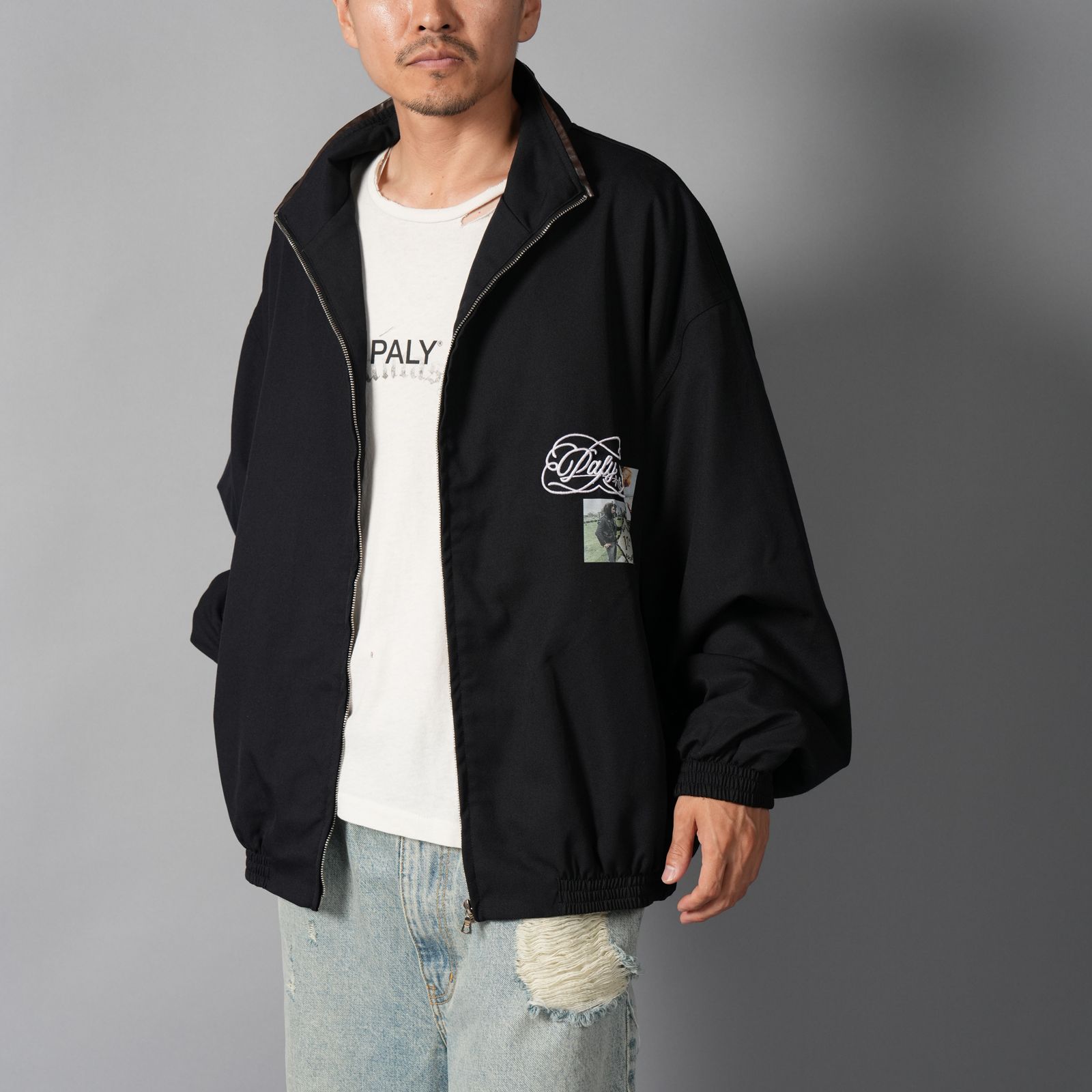 TRACKS JACKET    / トラックジャケット (ネイビー)