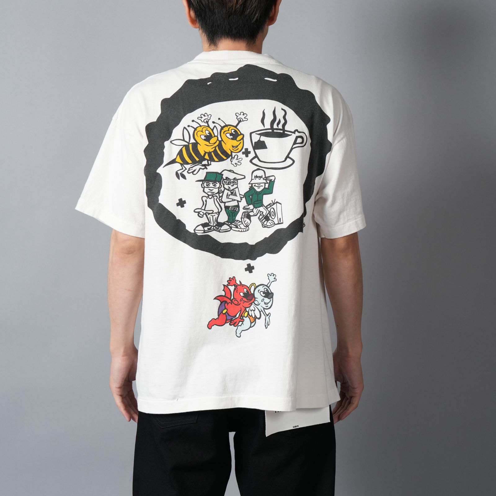 【ラスト1点】【コラボ】SM-MK8-0000-C23 / BTB_SS T-SHIRT / BEASTIEBOYS / WHT / Tシャツ (ホワイト)
