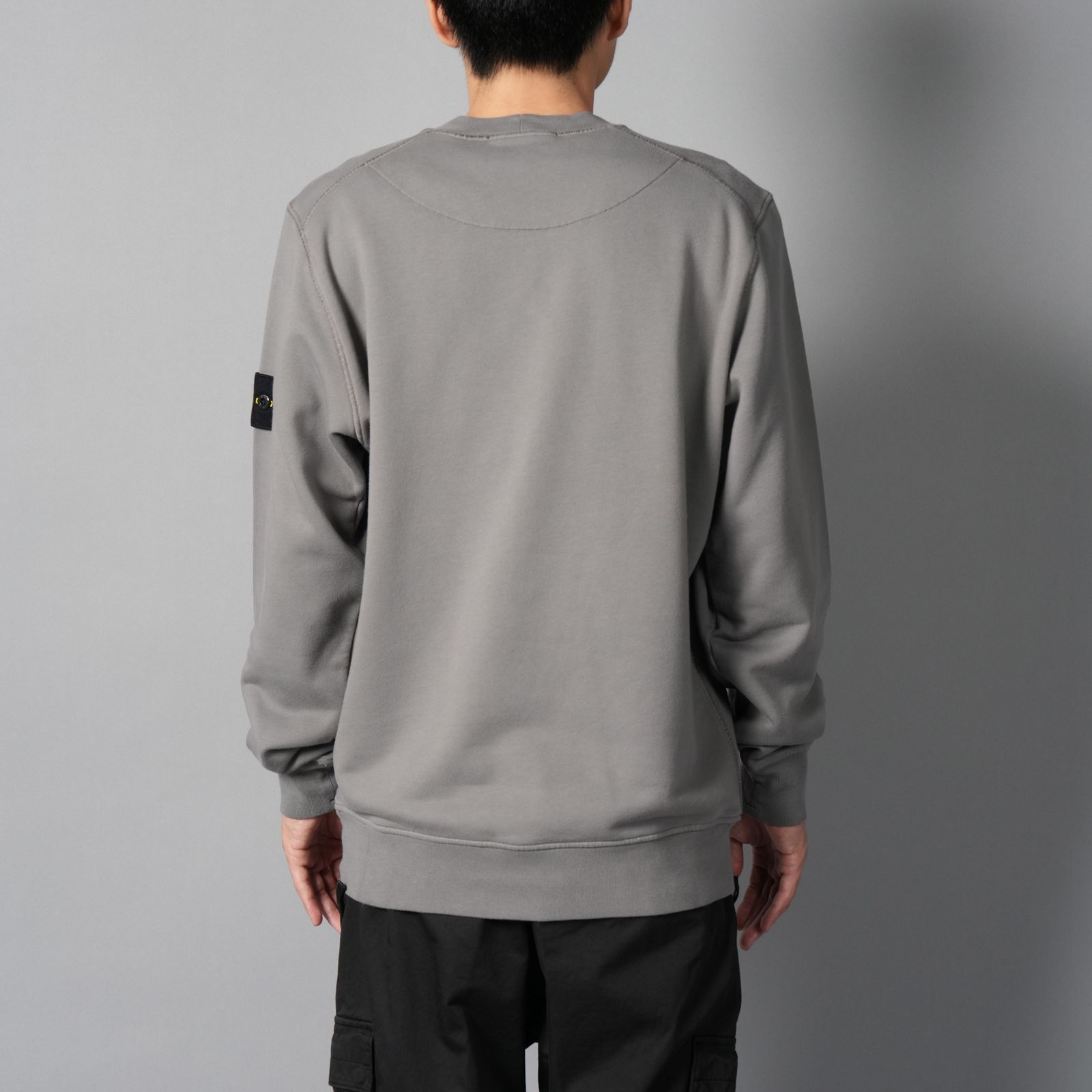 【定番アイテム】 6100060 / ORGANIC COTTON FLEECE / トレーナー / クルーネックスウェット 【ガーメントダイ】  (セメント)