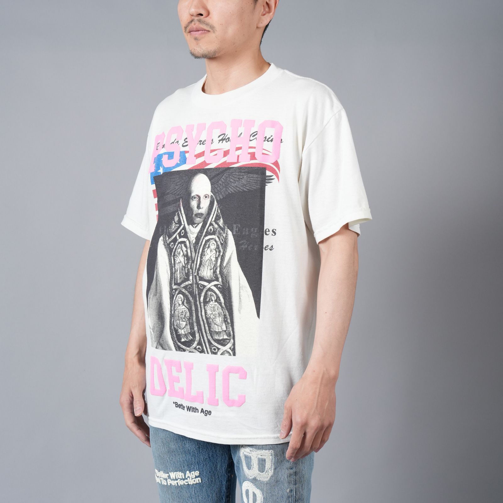 Psychodelic Tee / サイデリック Tシャツ [Lサイズ] (ホワイト)