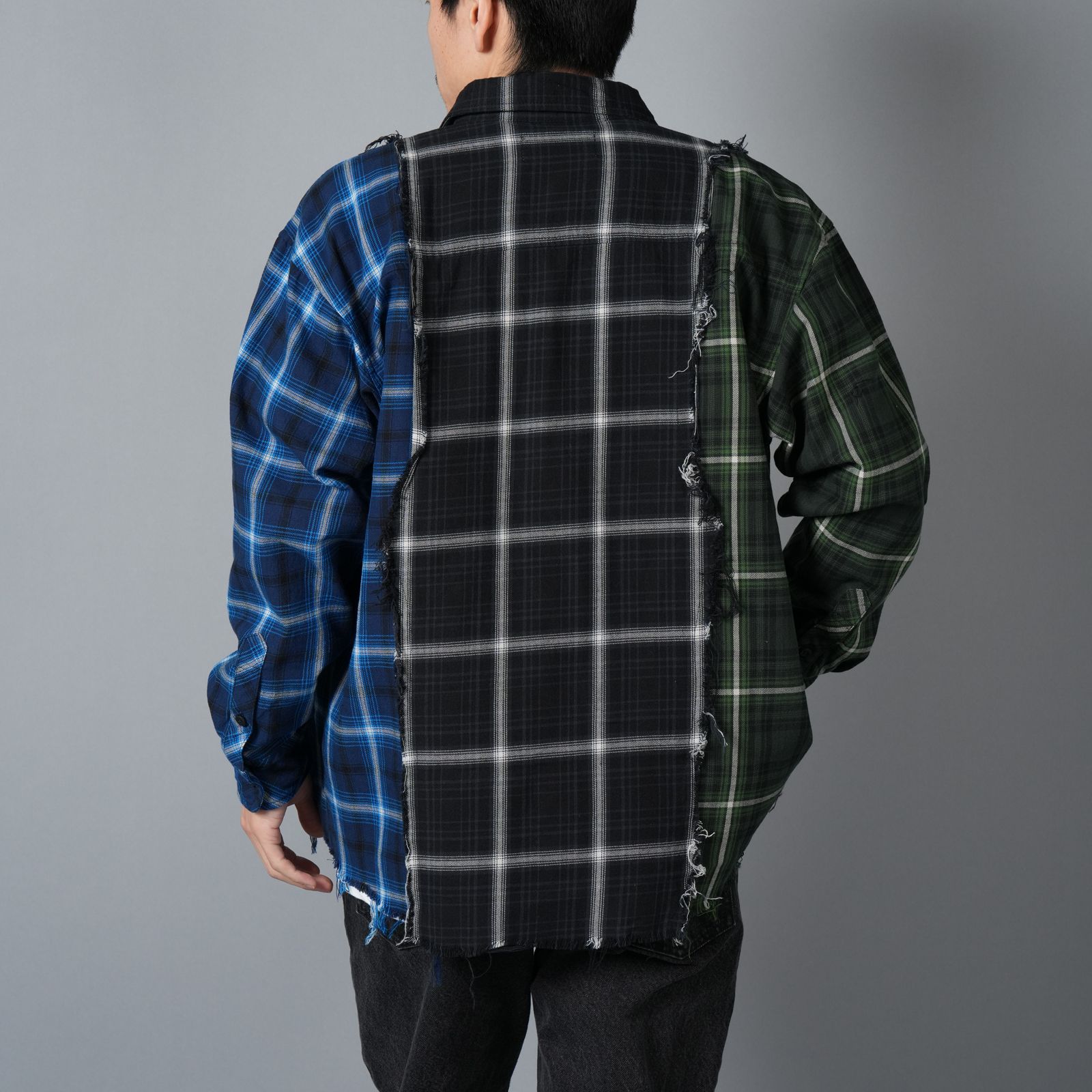 Patchwork Shirt / パッチワークシャツ / ネルシャツ  (マルチ)