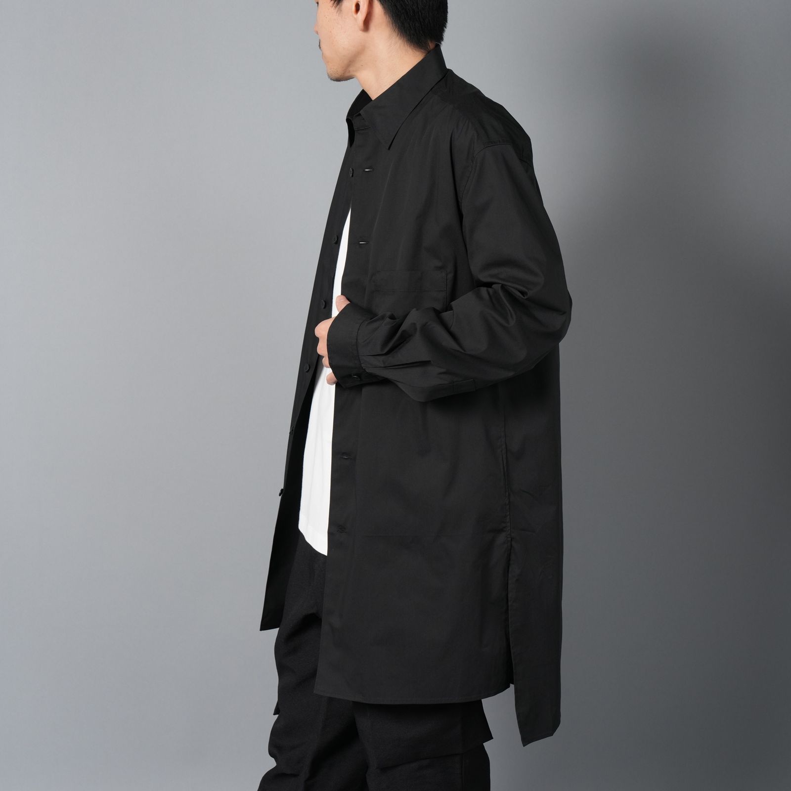 【ラスト1点】Y-3 Graphic Shirt / グラフィックシャツ / 長袖シャツ (ブラック)