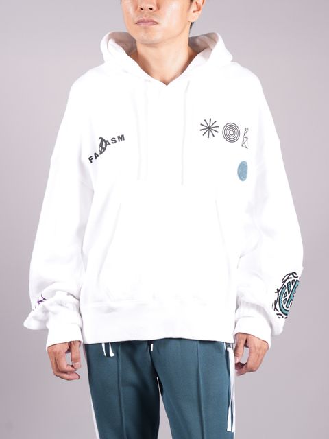 【ラスト1点】 ANARCHY NEW SILHOUETTE PARKA / オーバーサイズ パーカー (フーディー) / ホワイト / メンズ