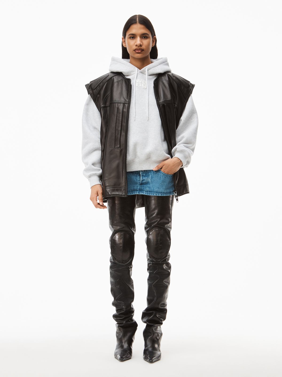 【ラスト1点】【定番アイテム】 ESSENTIAL TERRY HOODIE WITH PUFF PAINT LOGO  / フーディー / パーカー 【ユニセックス】 (グレー)