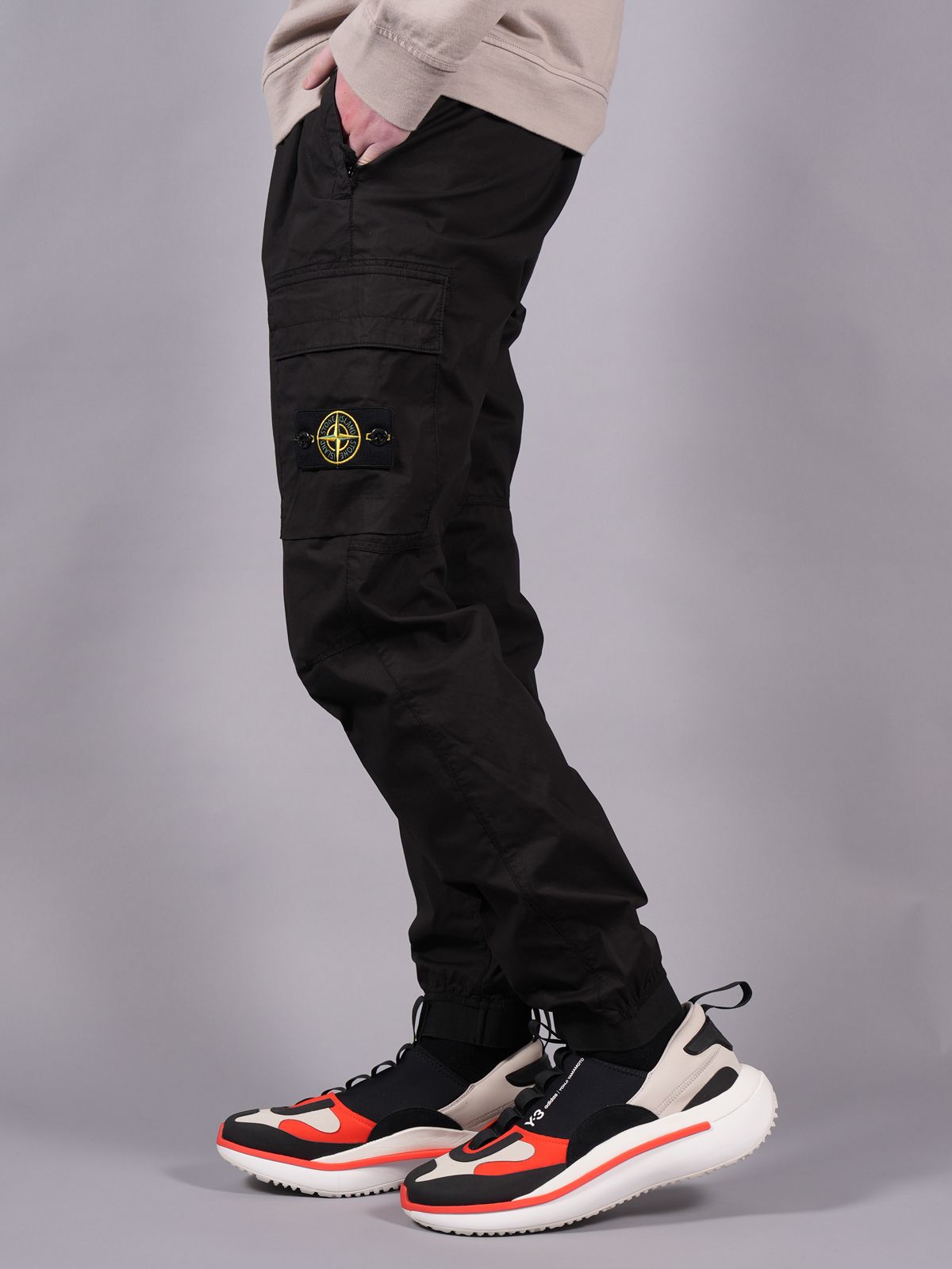 STONE ISLAND 19aw STRETCH CARGO PANT