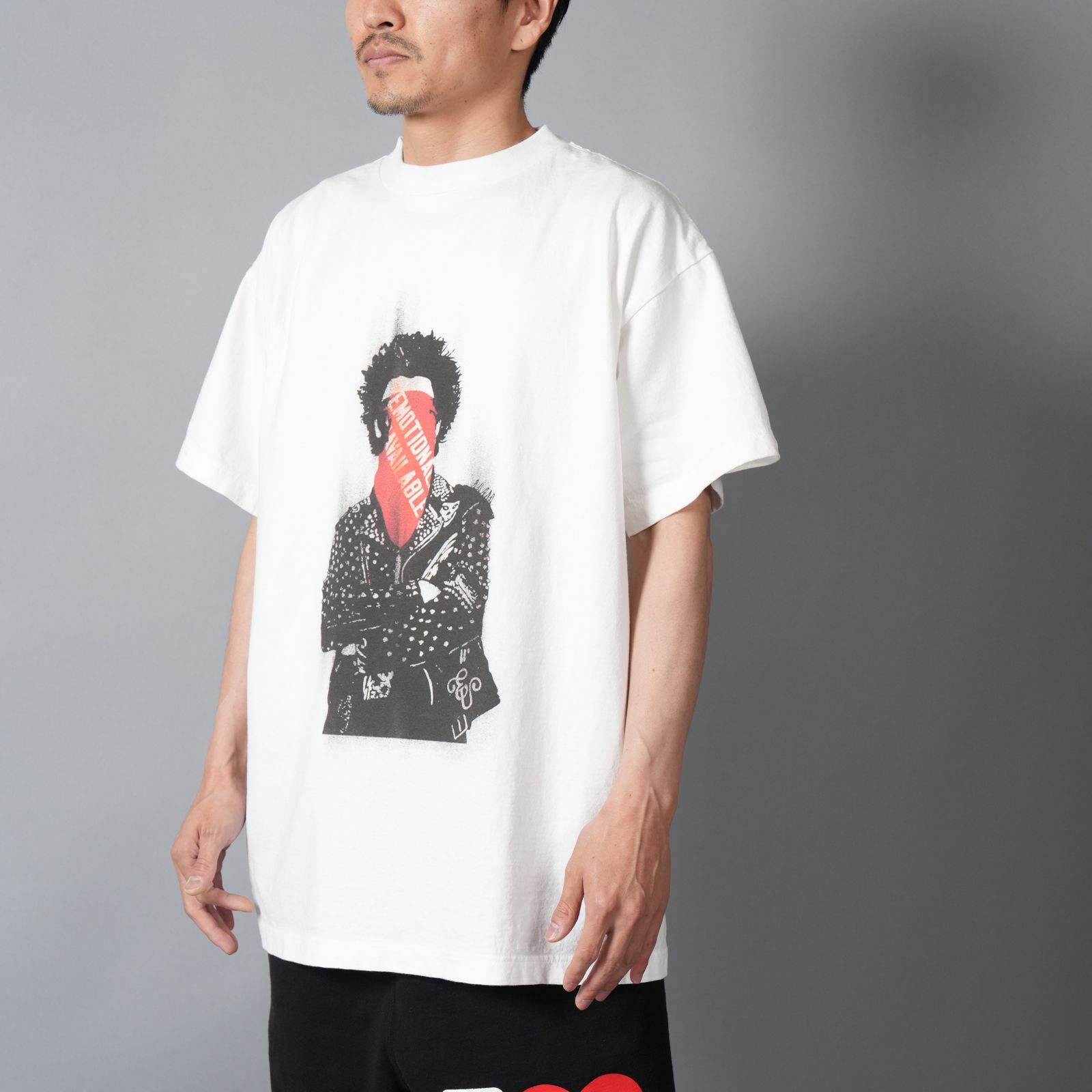 【コラボ】EU-MK8-0000-C30 / EU DK PANK SS TEE / WHITE / Tシャツ (ホワイト)