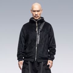 【ラスト1点】 J117-HL / Polartec® High Loft Hooded Insulator / hoodie jacket / フーディージャケット / パーカー [ポーラテック] [ルーズフィット](ブラック)