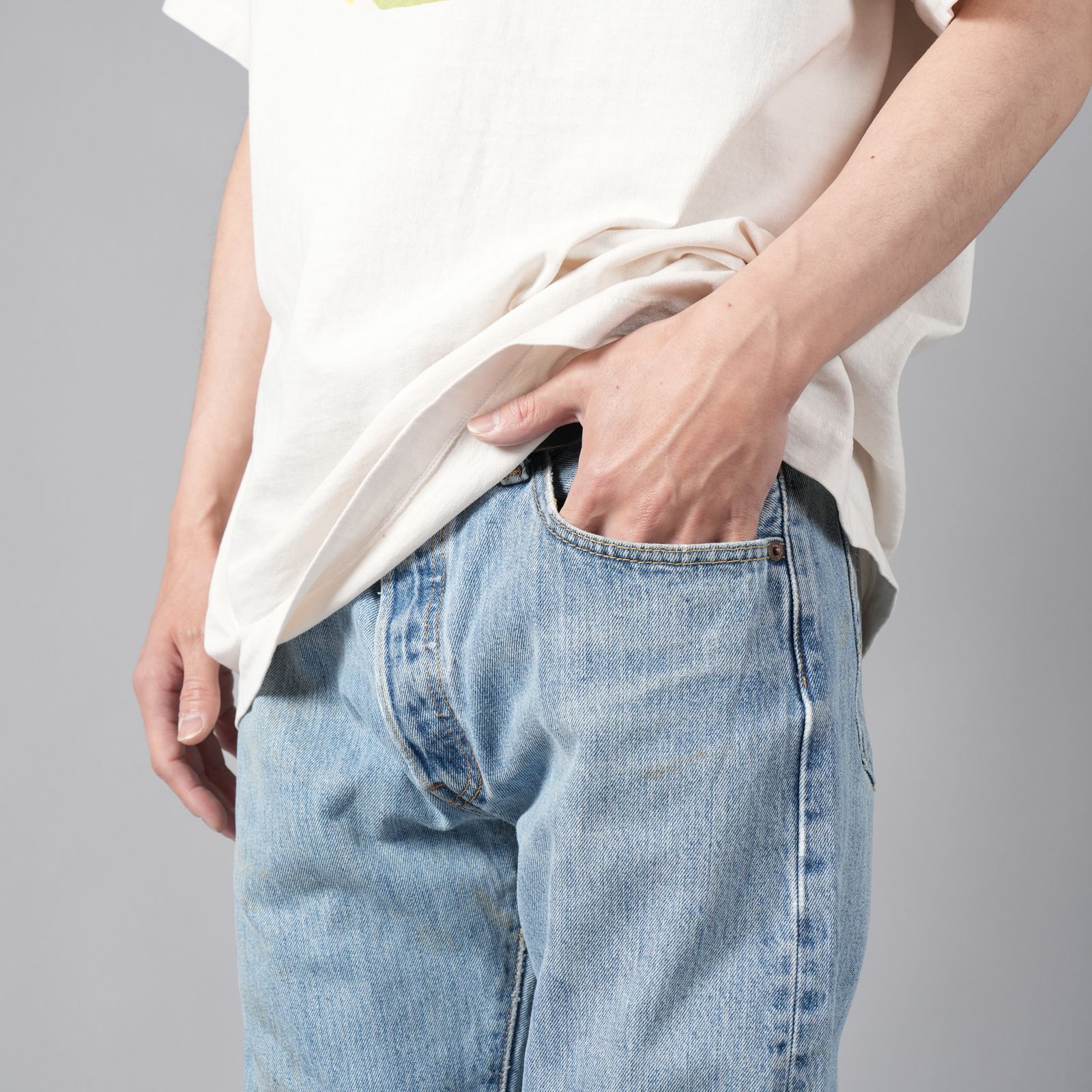BASICKS - BASICKS x Vintage Levi's Heart Pocket Denim BASICKS - BASICKS x Vintage Levi's Heart Pocket Denim