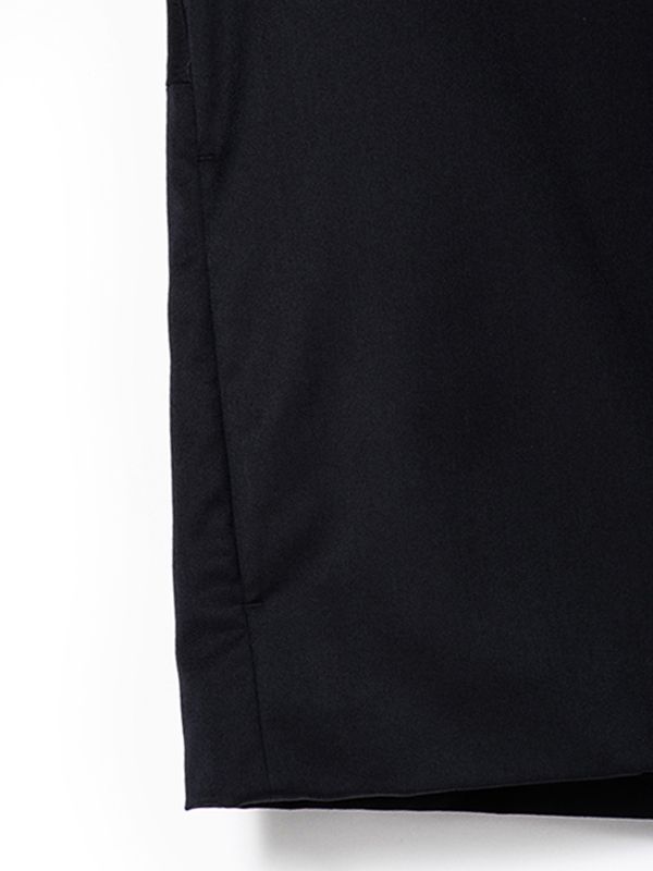 【ラスト1点】WATER REPELLENT WOOL STRETCH FLANNEL SAILOR HOOD JACKET / ジャケット (ネイビー)