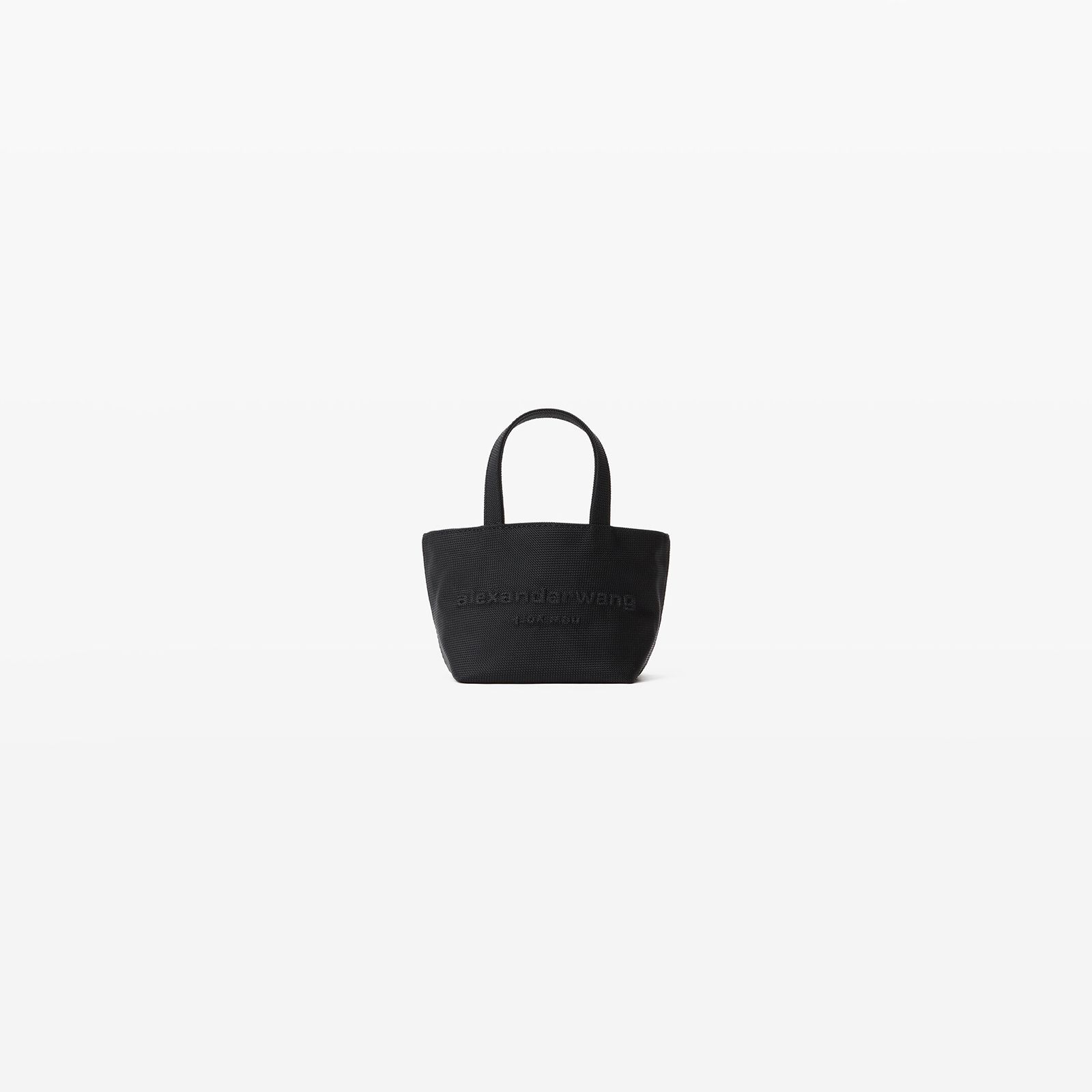 alexander wang - PUNCH MINI TOTE W/ STRAP / ワックスキャンバス ミニトート / トートバック (ブラック)  | Confidence