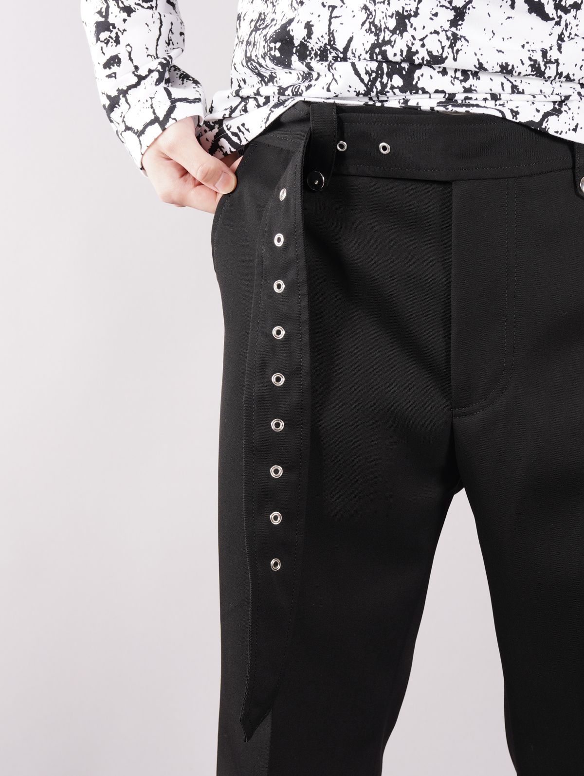 YUKI HASHIMOTO - 【ラスト1点】RIDERS DETAIL FLARED TROUSERS