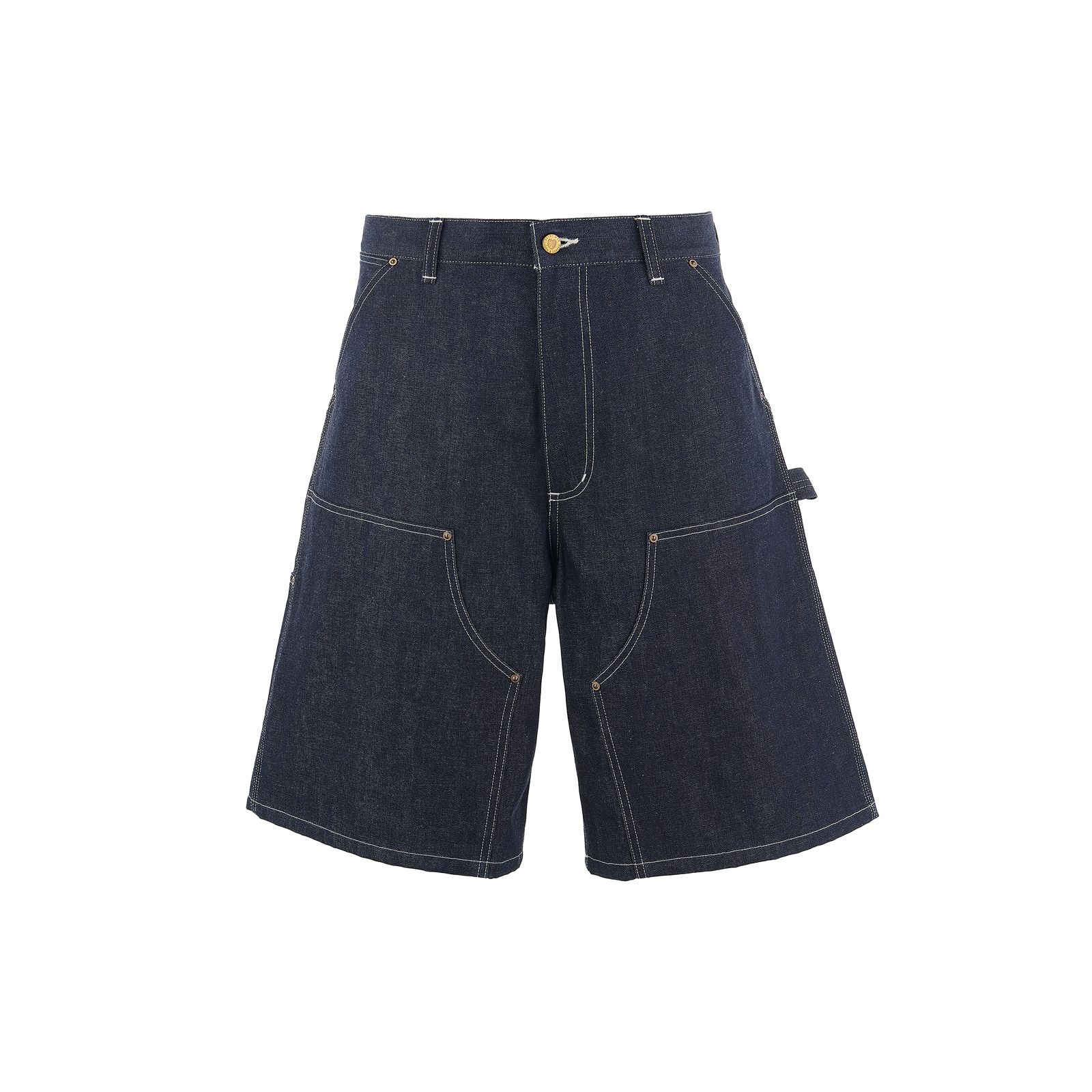 【ラスト1点】SM-HR8-0000-074 / DOUBLE KNEE SHORTS / RIGID /BLUE / ダブルニーショーツ (ブルー)