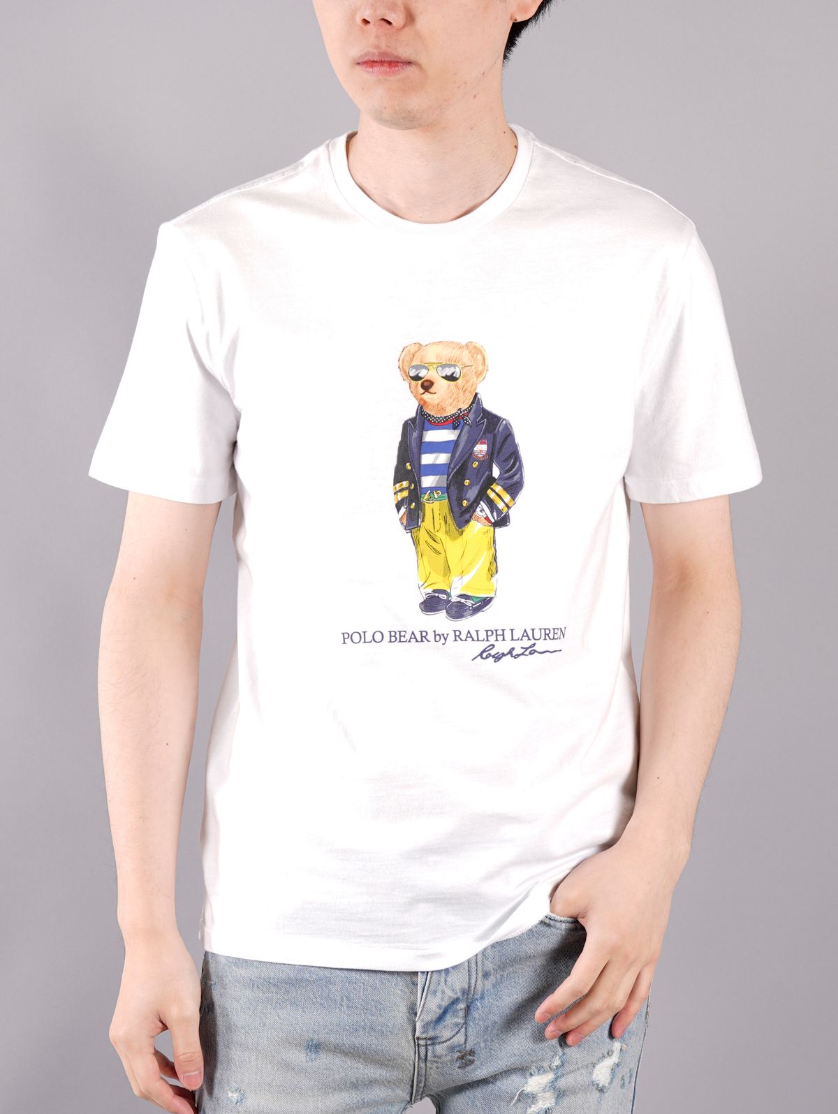 Polo Ralph Lauren - ラスト1点 / SLIM FIT BEAR T-SHIRT / スリム