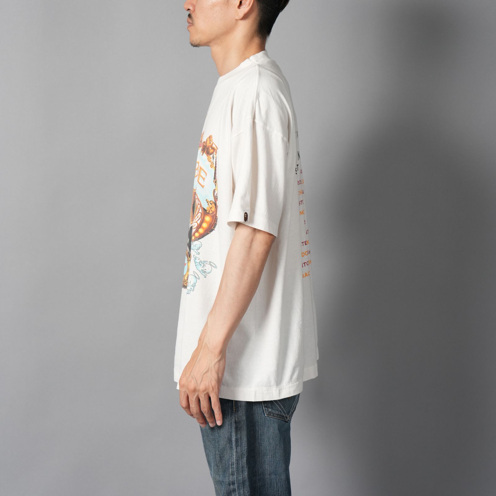 【残りわずか】【コラボ】SM-HR1-0000-C36 / BAPE_SS TEE / GENERATION/WHITE / Tシャツ (ホワイト)