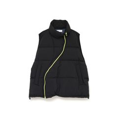 FLOWING DOWN VEST / フローウィング ダウンベスト  (ブラック)