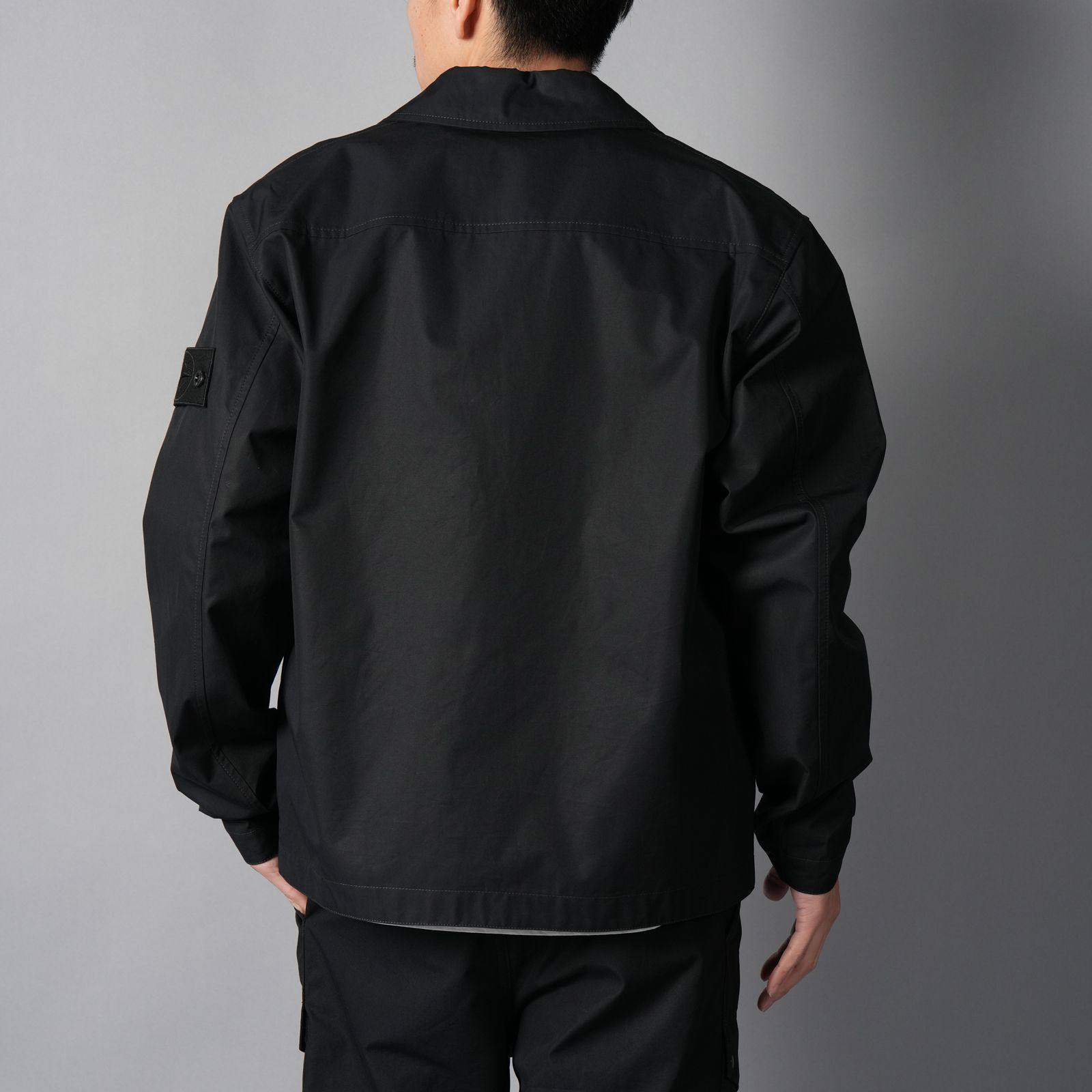 1200011 / ALL-WEATHER COTTON CANVAS_S.I. GHOST / シャツジャケット (ブラック)