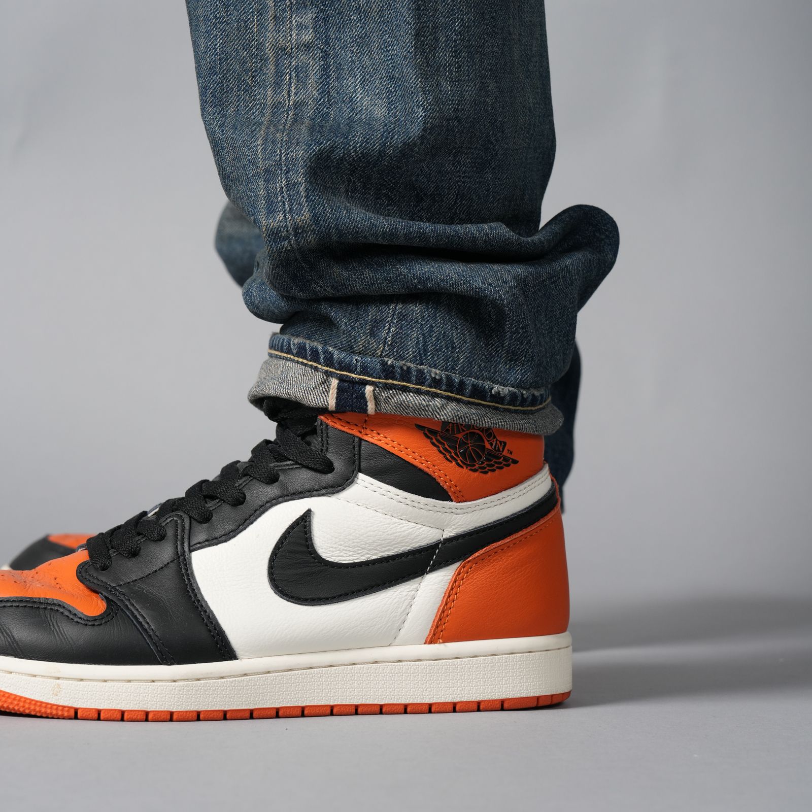 【ラスト1点】【コラボ】SM-HR1-0000-C60 / BB_DENIM PNT / 5PKTS DAMAGE / デニムパンツ (ブルー)