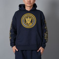 【ラスト1点】SM-HR1-0000-055 / HOODIE / SAINT / NAVY (ネイビー)