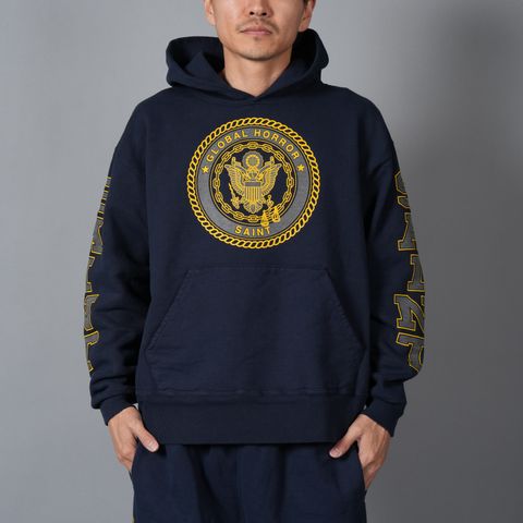 【ラスト1点】SM-HR1-0000-055 / HOODIE / SAINT / NAVY (ネイビー)