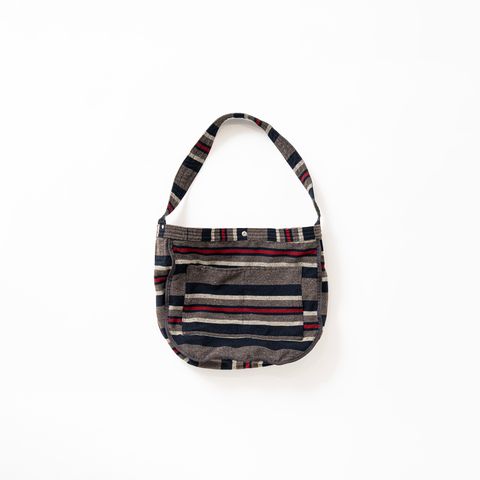 Denim Shoulder Bag / デニムショルダーバック[リバーシブル] (ブラック)