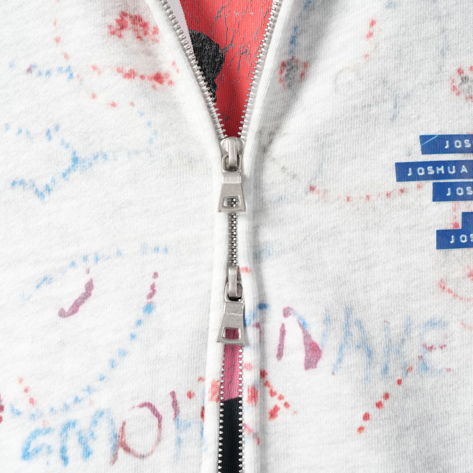 【ラスト1点】JOSHUA TREE DOUBLE ZIP HOODIE / ジップアップフーディー・パーカー (グレー)