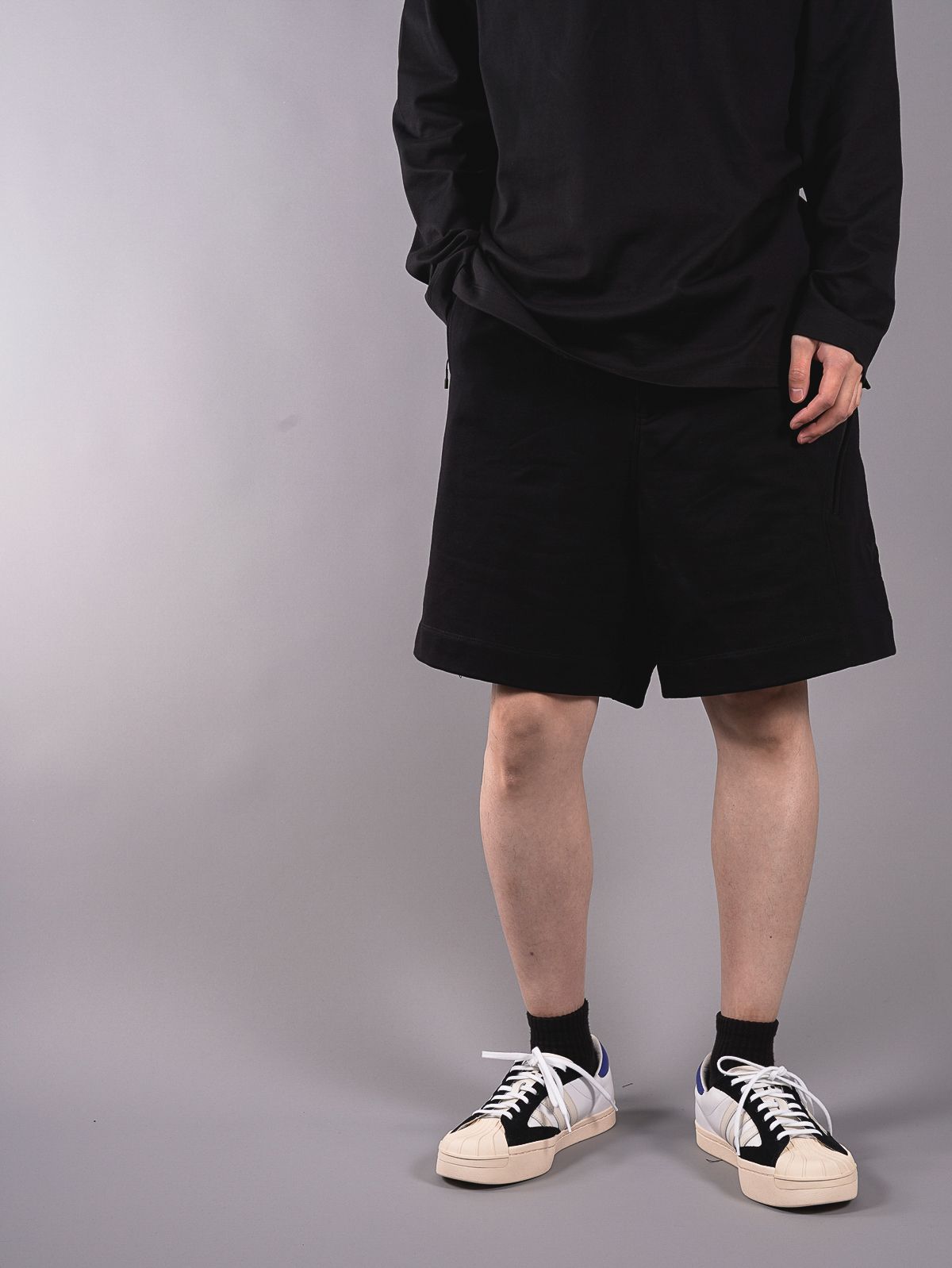 Y-3 - M CLASSIC TERRY UTILITY SHORT PANTS / クラシック テリー ユーティリティー ショートパンツ  (ブラック) | Confidence