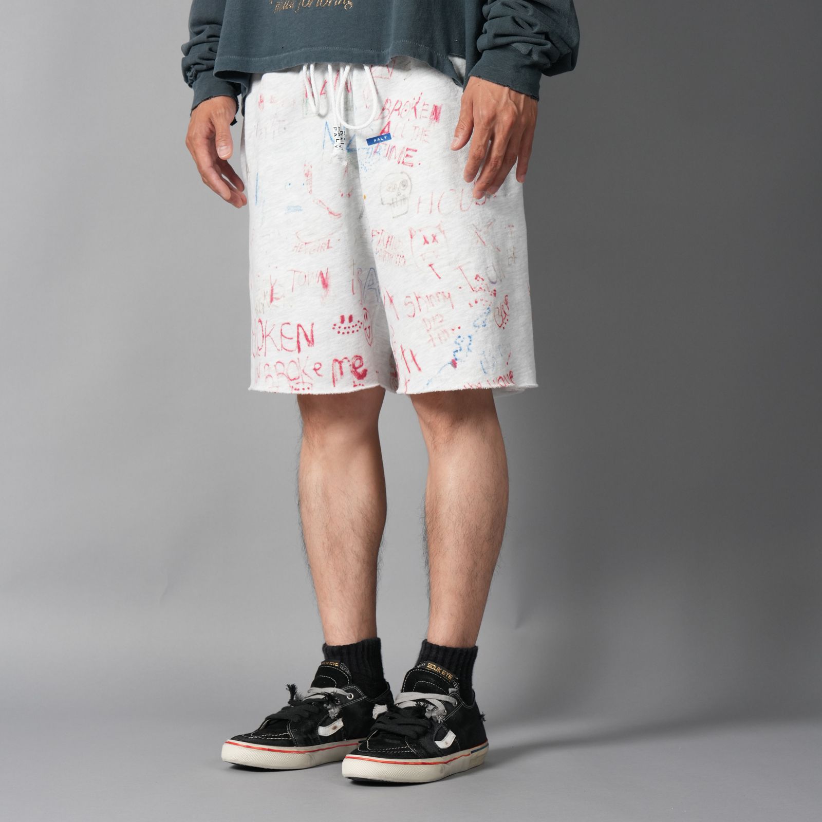 JOSHUA TREE SWEATSHORT / スウェットショーツ (グレー)