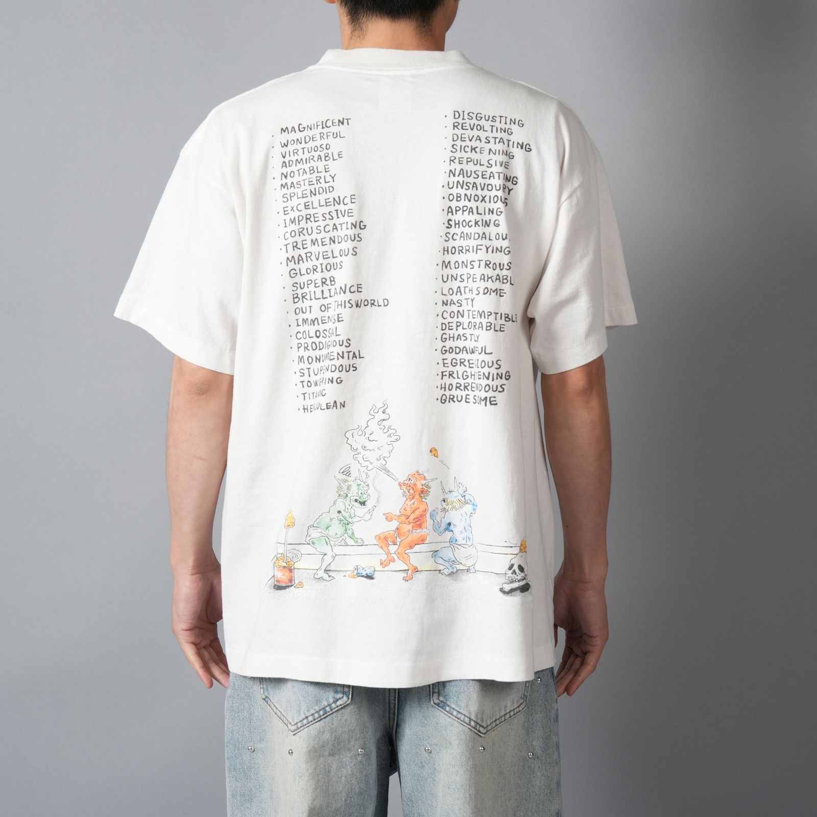 【ラスト1点】SM-MK8-0000-016 / SS T-SHIRT / SAINT WET / WHITE / Tシャツ (ホワイト)