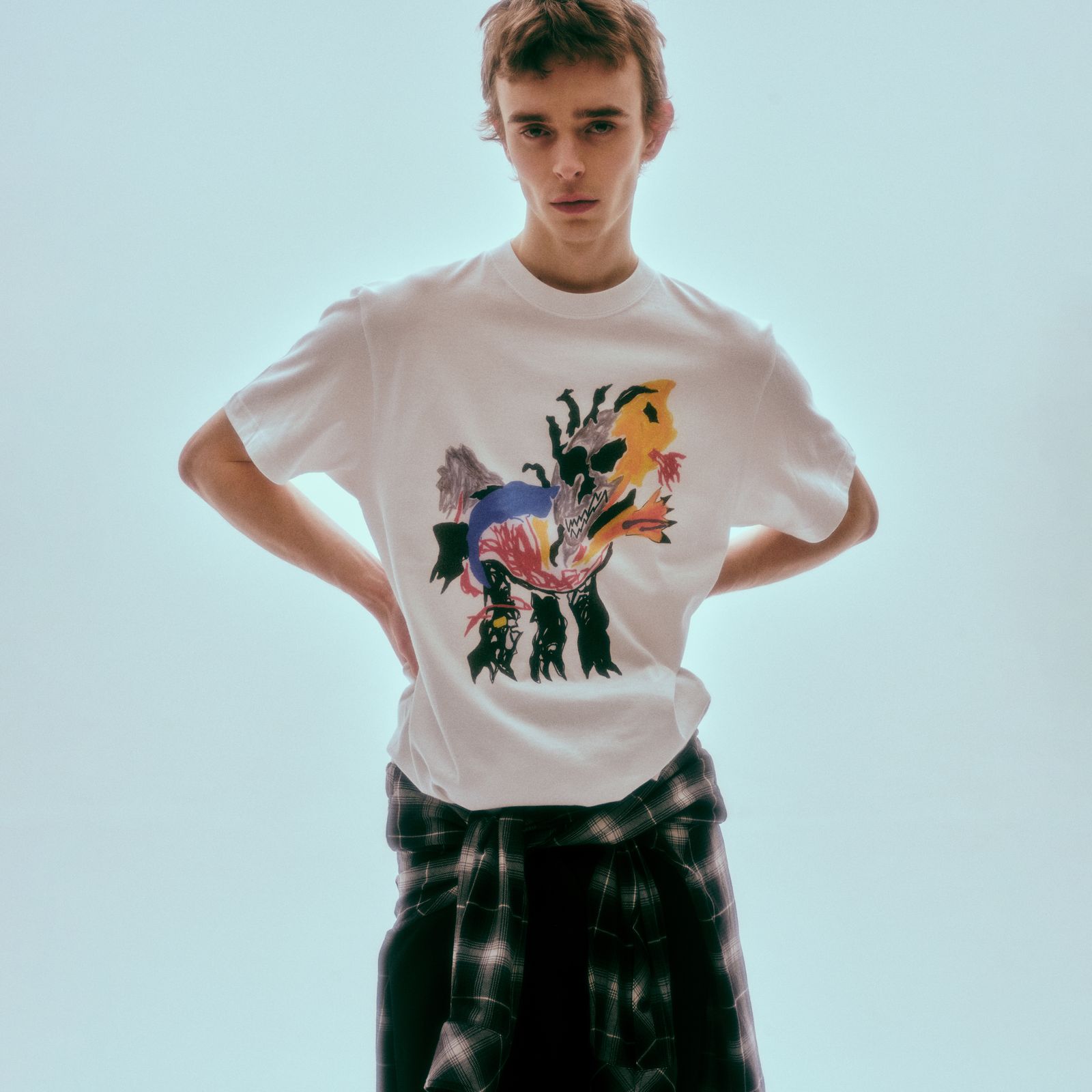 【残りわずか】【限定】Hank × Rafu T-shirt / Tシャツ (ホワイト)
