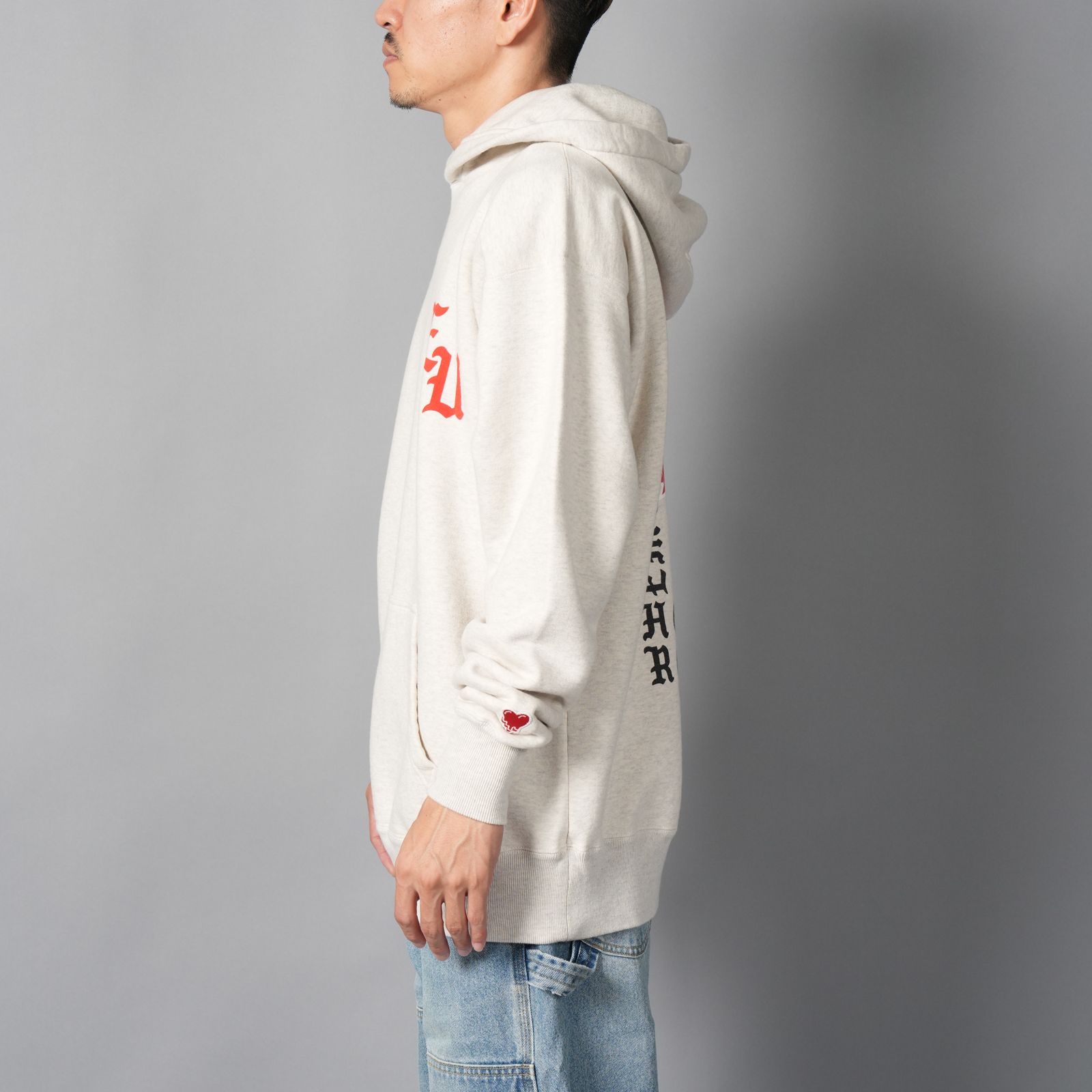 【コラボ】EU-HR1-0000-C02 / EU LOGO CL HOODIE / パーカー・プルオーバフーディー (アイボリー)