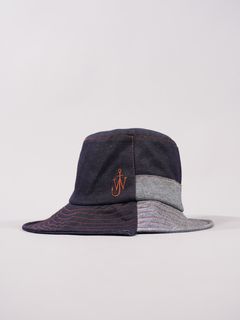 ラスト1点 / ASYMMETRIC BUCKET HAT / アシンメトリー バケットハット (ブルー)