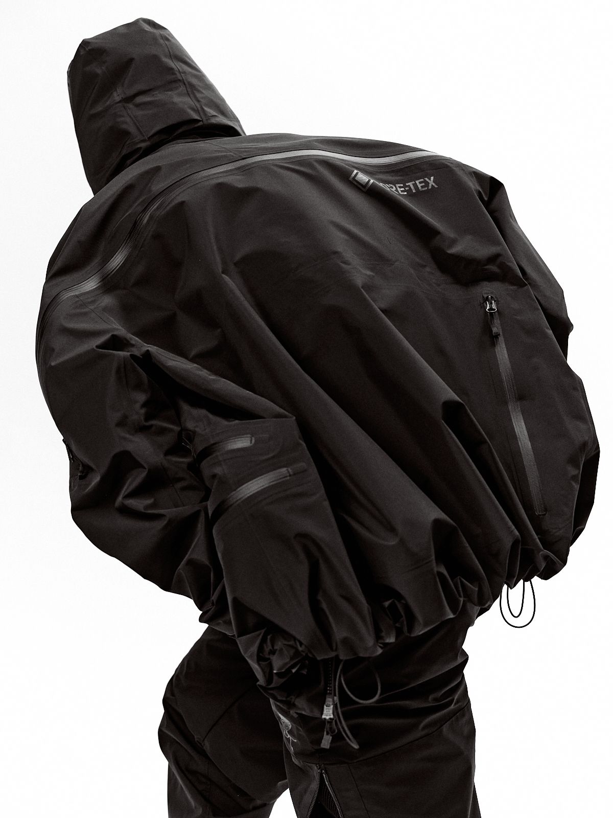 【ラスト1点】【限定】GORE-TEX PRODUCTS / 40DY / CK 3L  SHELL / ゴアテックス  スリーレイヤー / ナイロンジャケット[防水・防風] (ブラック)