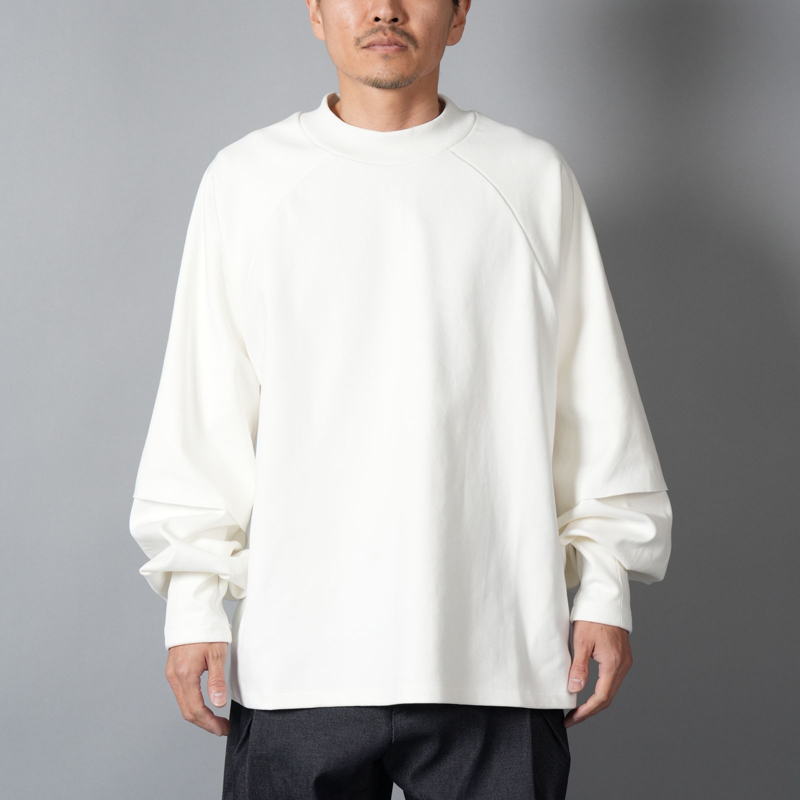 RAGLAN LAYERED LONGSLEEVE TEE / ラグラン レイヤード ロングスリーブT ロンT (ダブ)