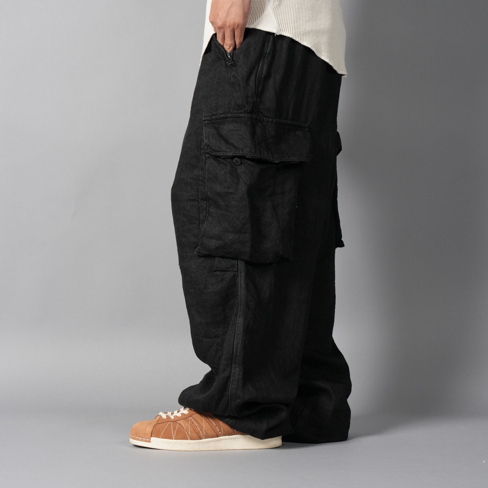 M47 Denim Cargo Pants / デニムカーゴパンツ (ブラック)