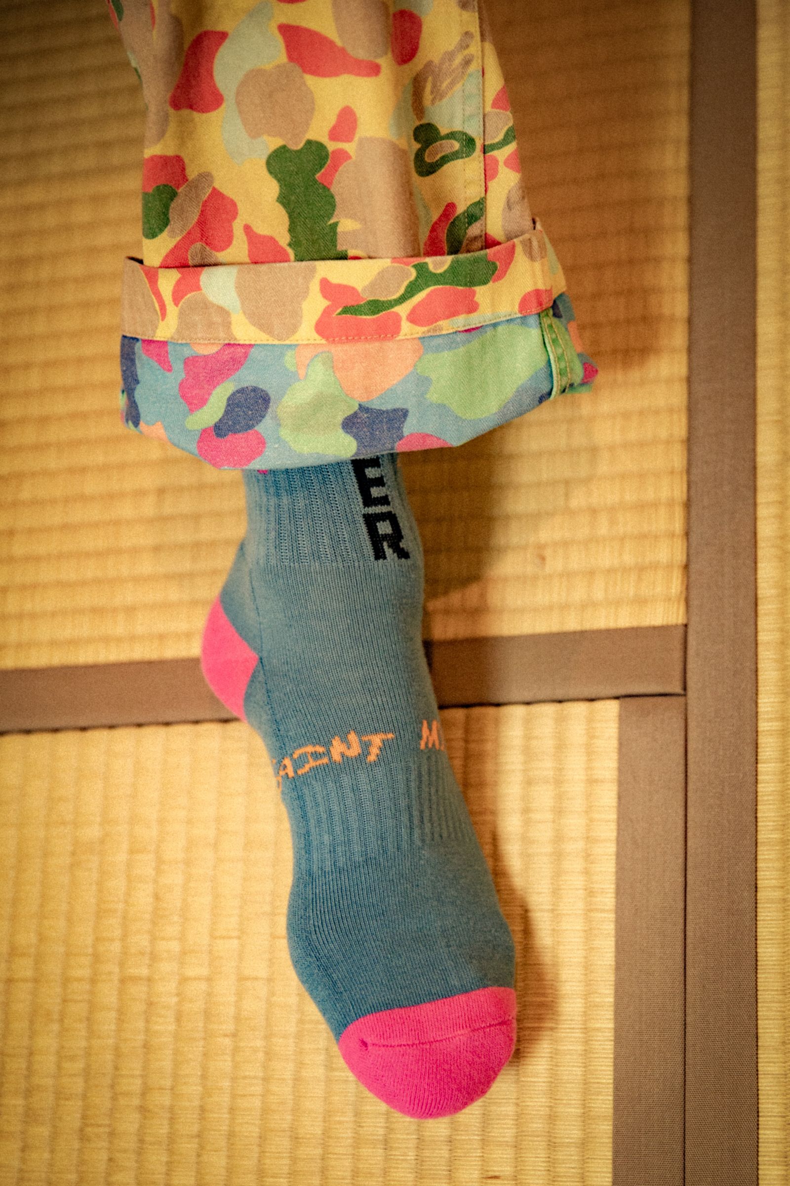 【コラボ】SM-MK8-0000-C14 / SW_SOCKS / SAINT SW / BLUE / ソックス (ブルー)