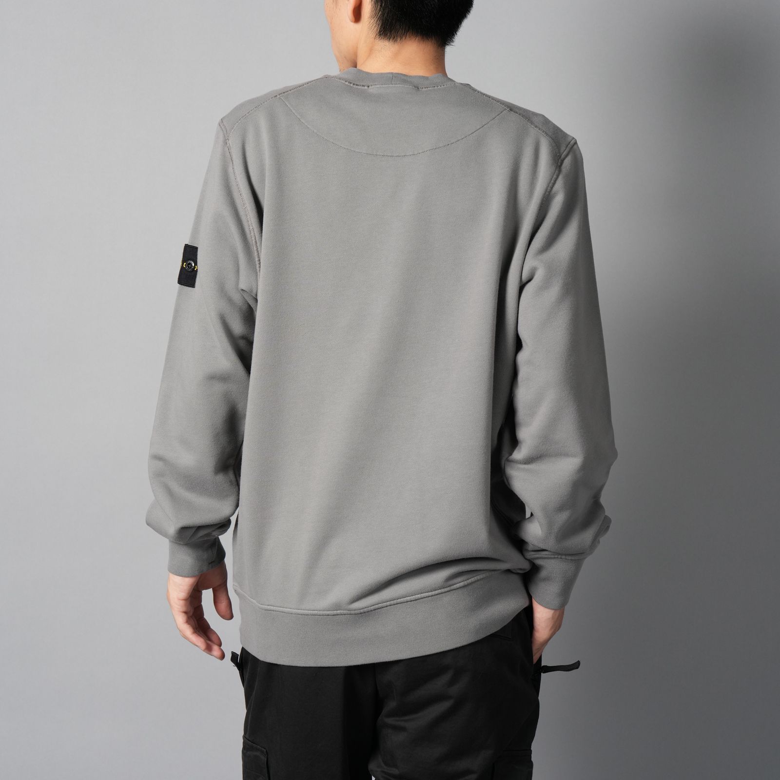 【定番アイテム】 6100060 / ORGANIC COTTON FLEECE / トレーナー / クルーネックスウェット 【ガーメントダイ】  (セメント)
