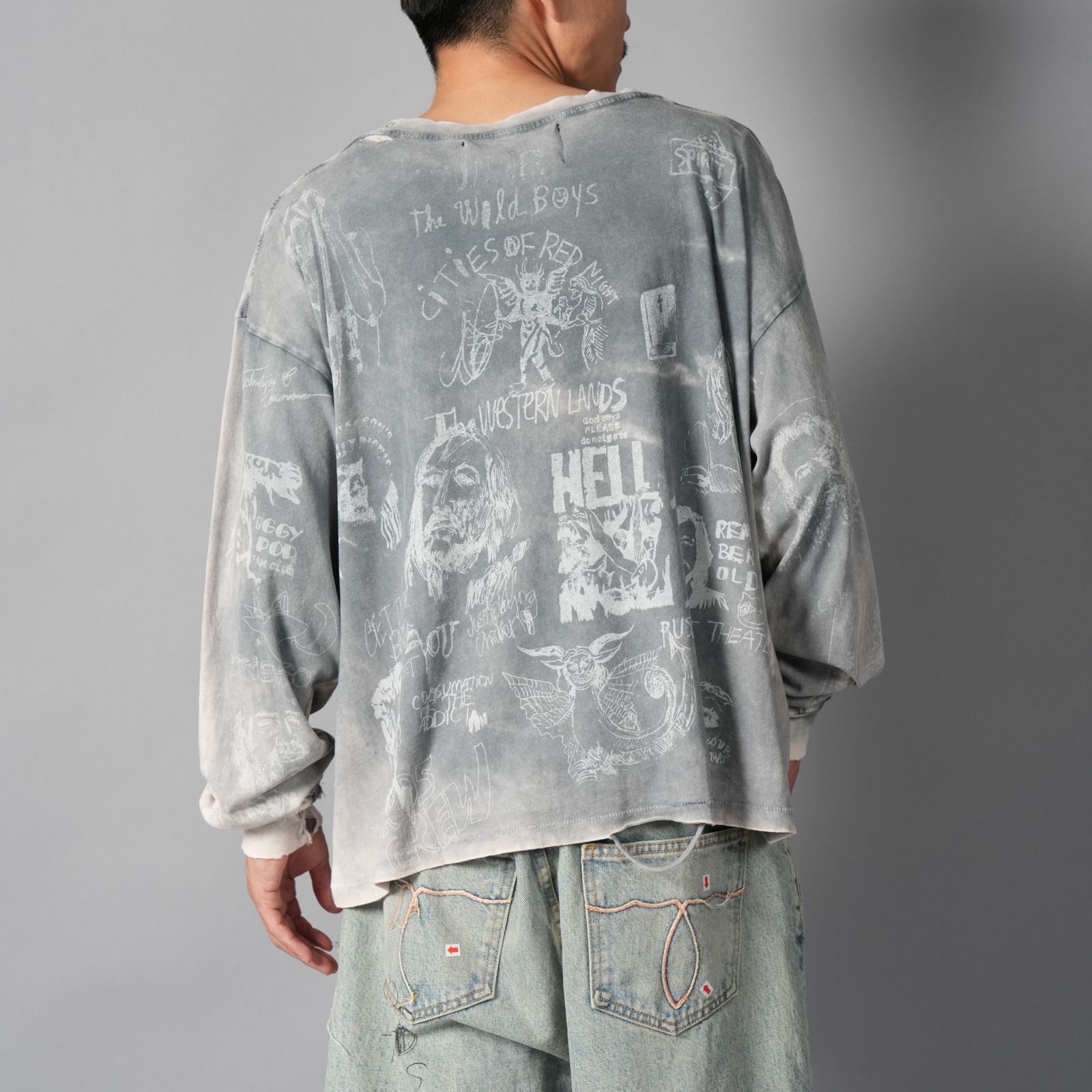BETHLEHEM L/S TEE / ロンT・カットソー (ヴィンテージブラック)