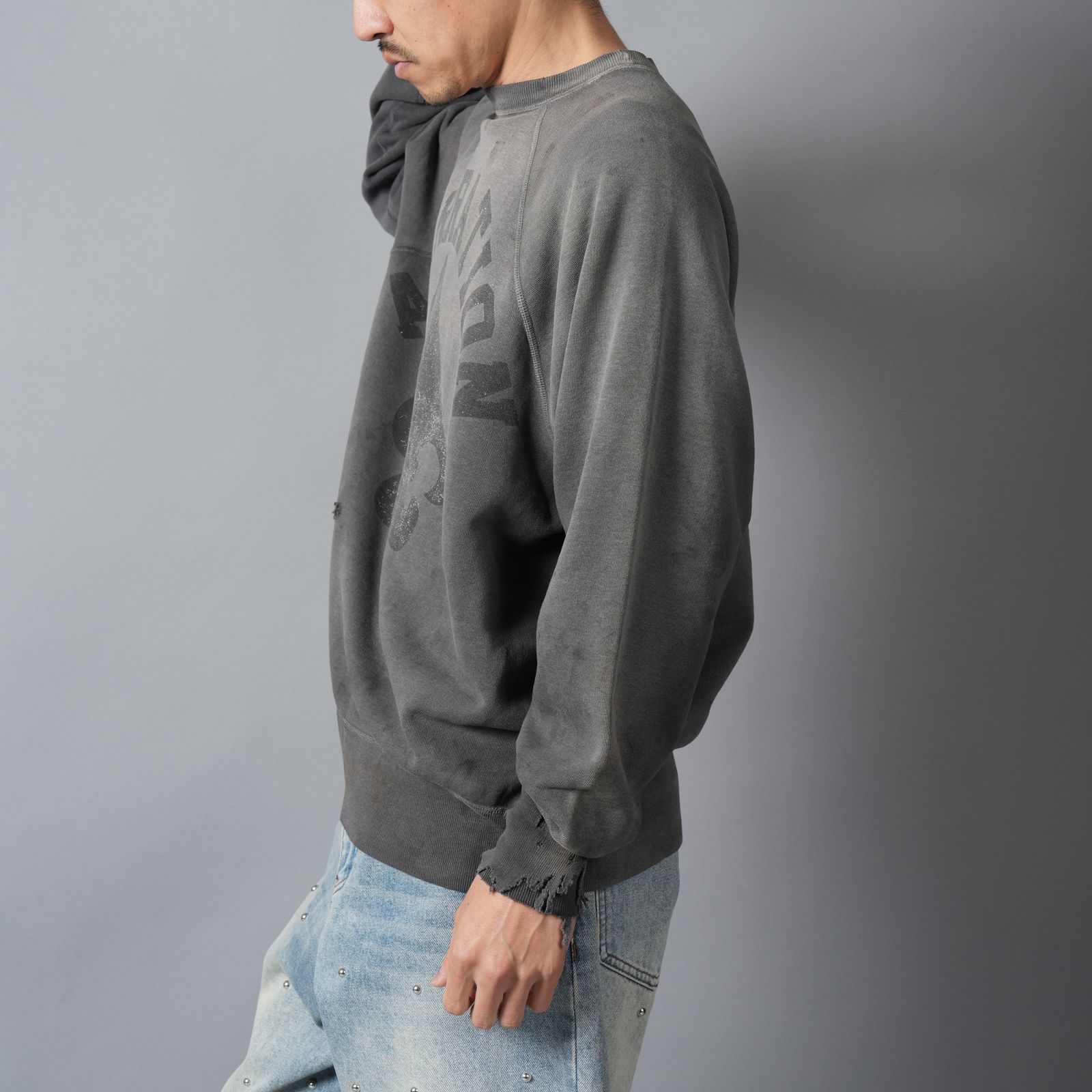 【残りわずか】SM-MK8-0000-054 / CREW NECK SWEAT / スウェット・トレーナー (ブラック)