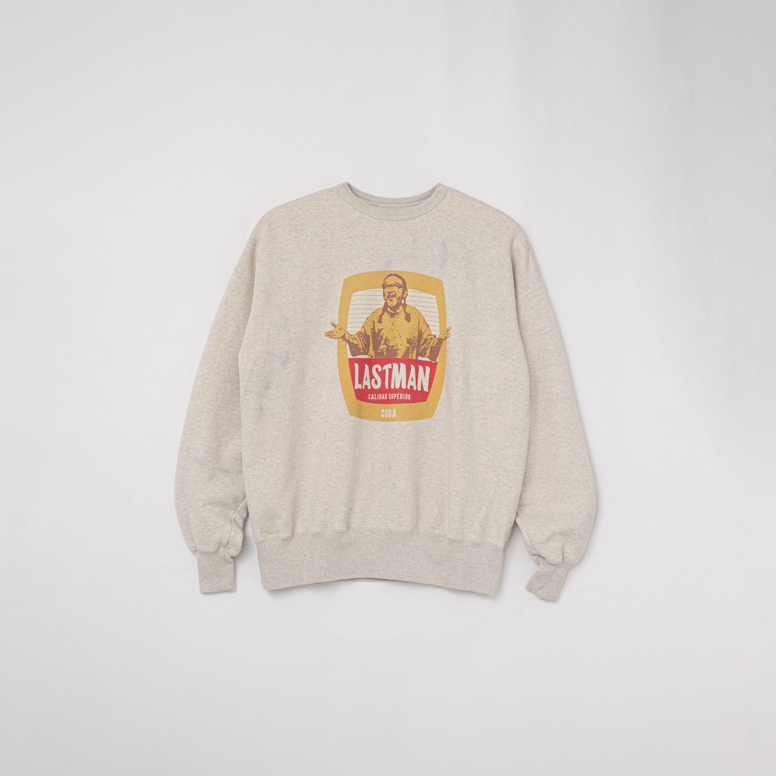 PRINTED CREW NECK(CIGAR) / スウェット・トレーナー (エクリュ)