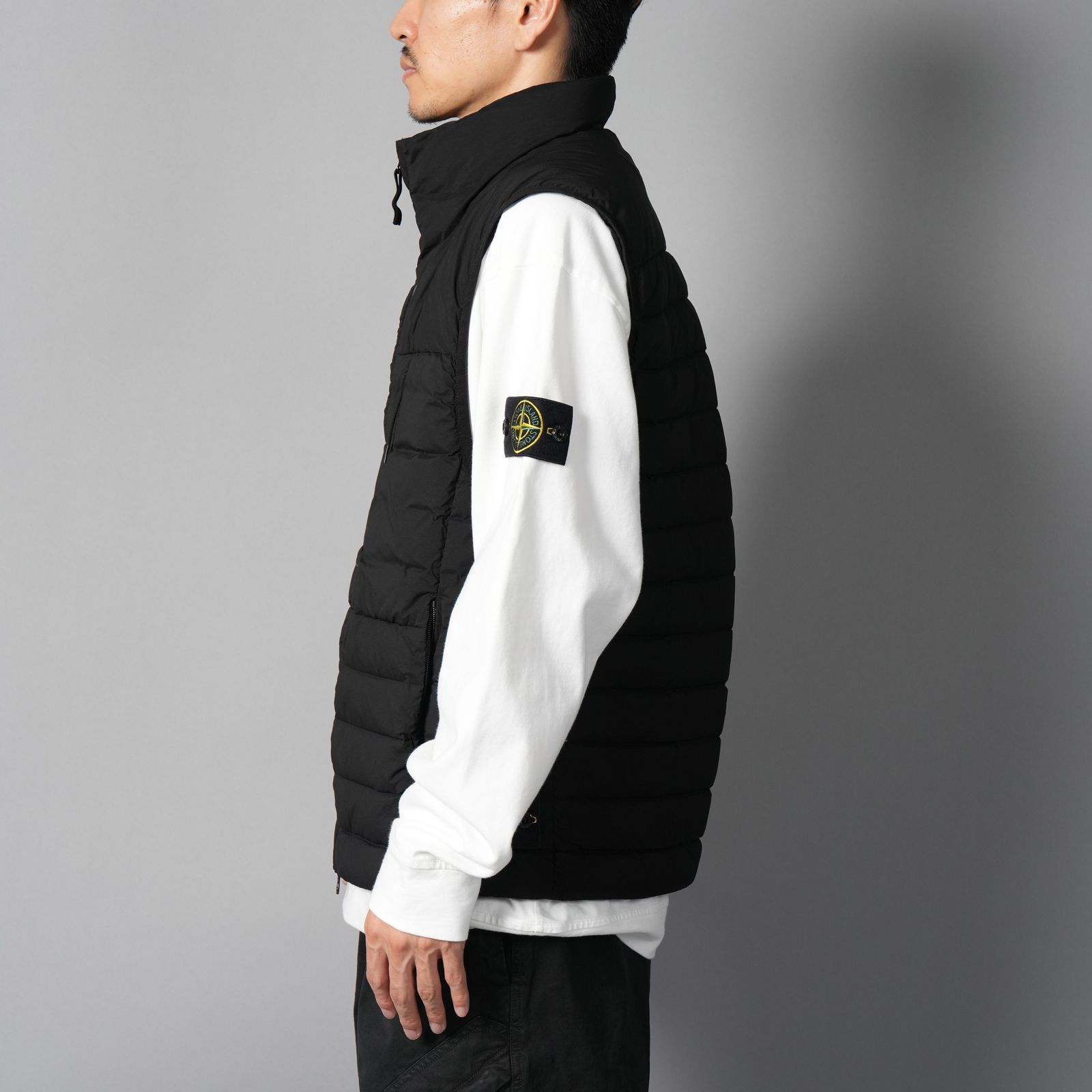 G100004 / DOWN VEST / ダウンベスト[ガーメントダイ](ブラック)
