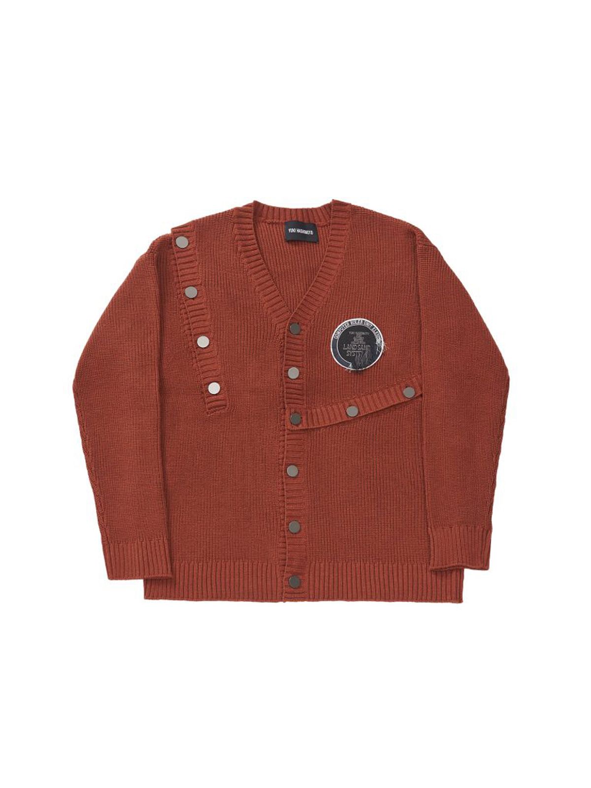 ユウキハシモト21AW CONSTRUCTOR PATCHED CARDIGAN-