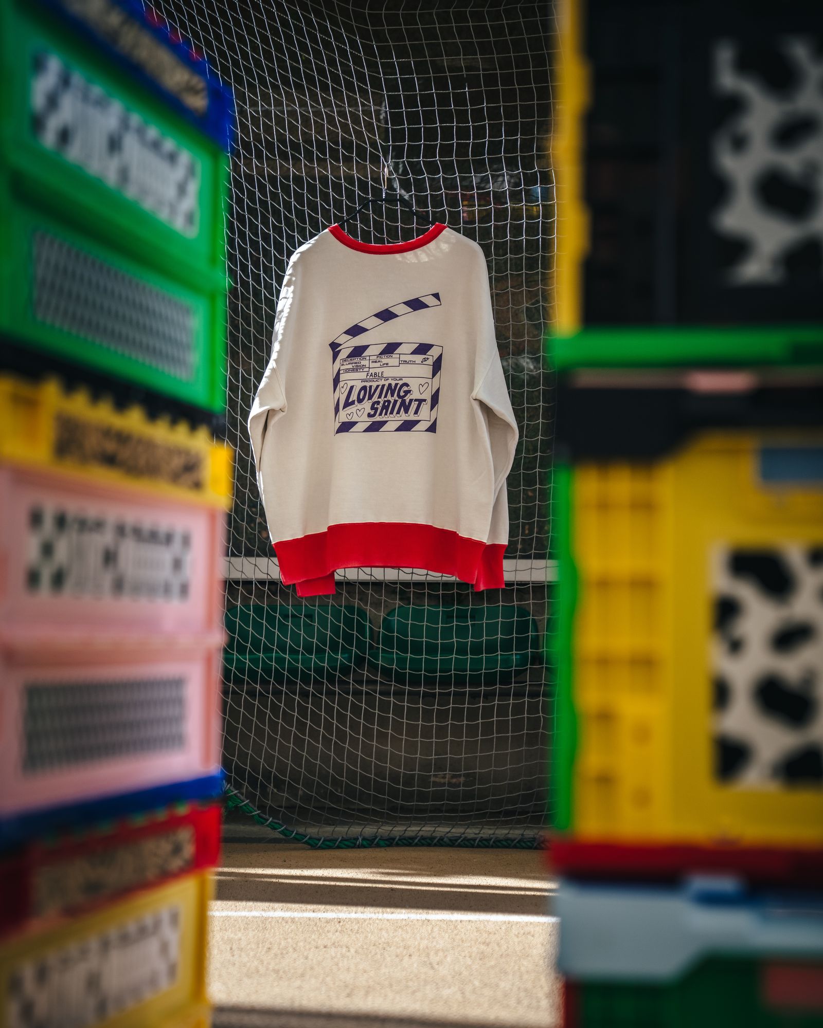 SM-MK8-0000-055 / CRW NECK SWT / I LOVE SAINT / WHT / スウェット・トレーナー (ホワイト)