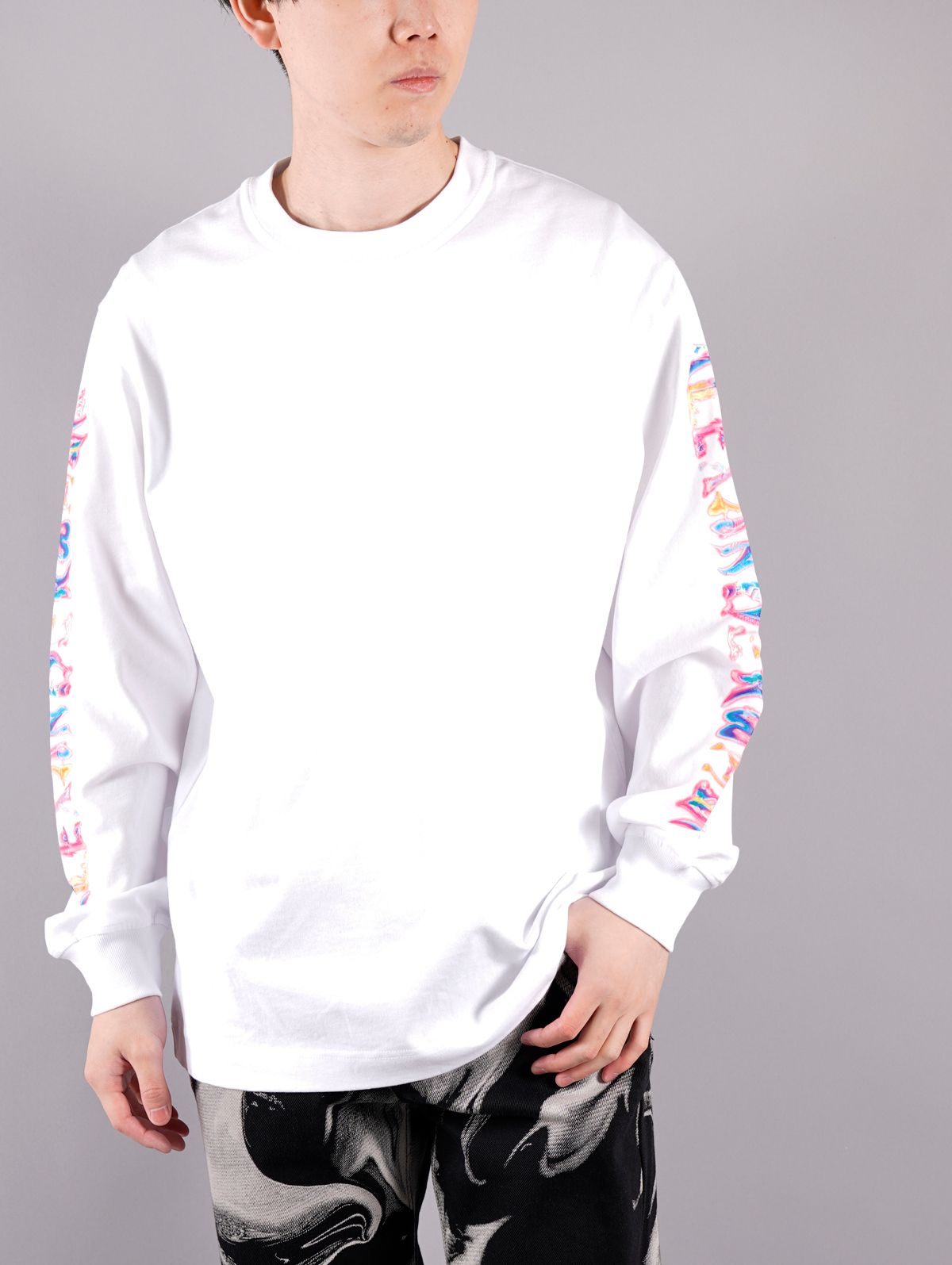 alexander wang - ラスト1点 / LONG SLEEVE SHIRT WITH LOGO