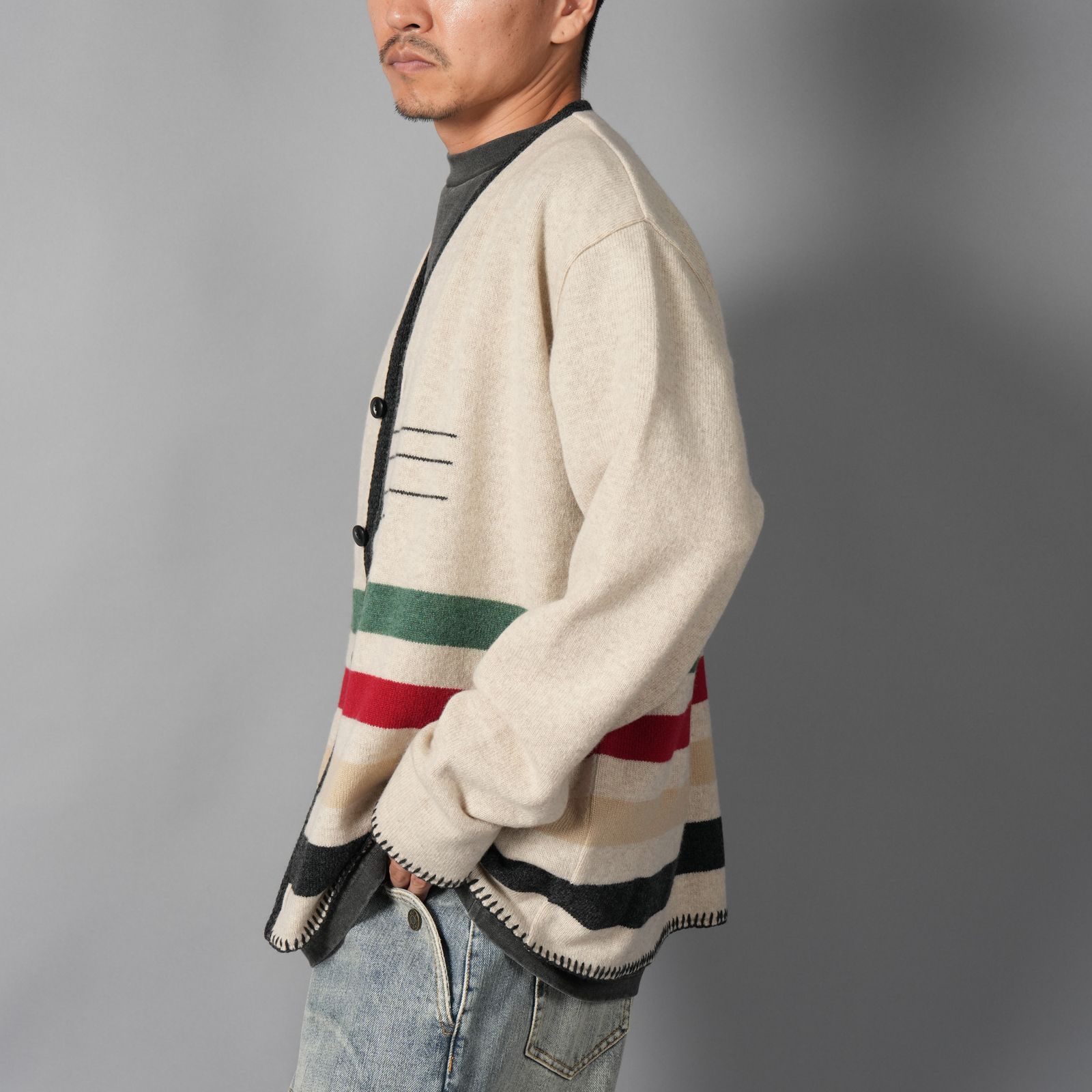 Hudson's Knit Cardigan / ニットカーディガン (クリーム)