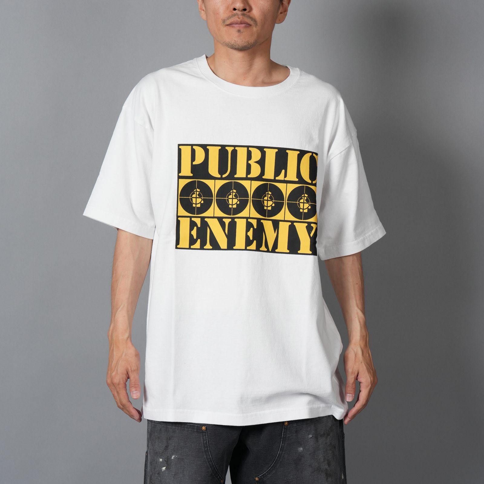 UM25AW-19 / PUBLIC ENEMY / パブリックエネミー / Tシャツ (ホワイト)
