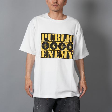 UM25AW-19 / PUBLIC ENEMY / パブリックエネミー / Tシャツ (ホワイト)
