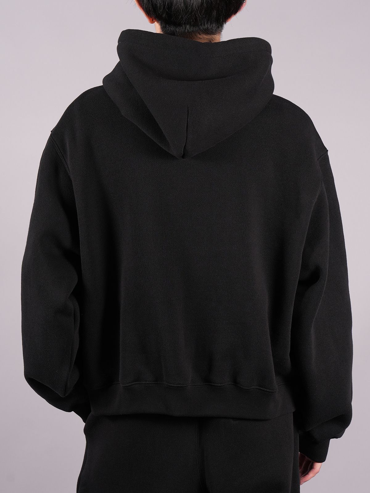 ALEXANDER WANG - ESSENTIAL TERRY HOODIE WITH PUFF PAINT LOGO ...