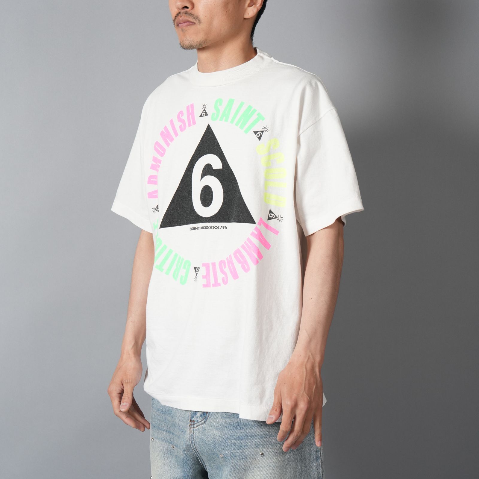 【残りわずか】SM-MK8-0000-014 / SS T-SHIRT / 6 / WHITE / Tシャツ (ホワイト)