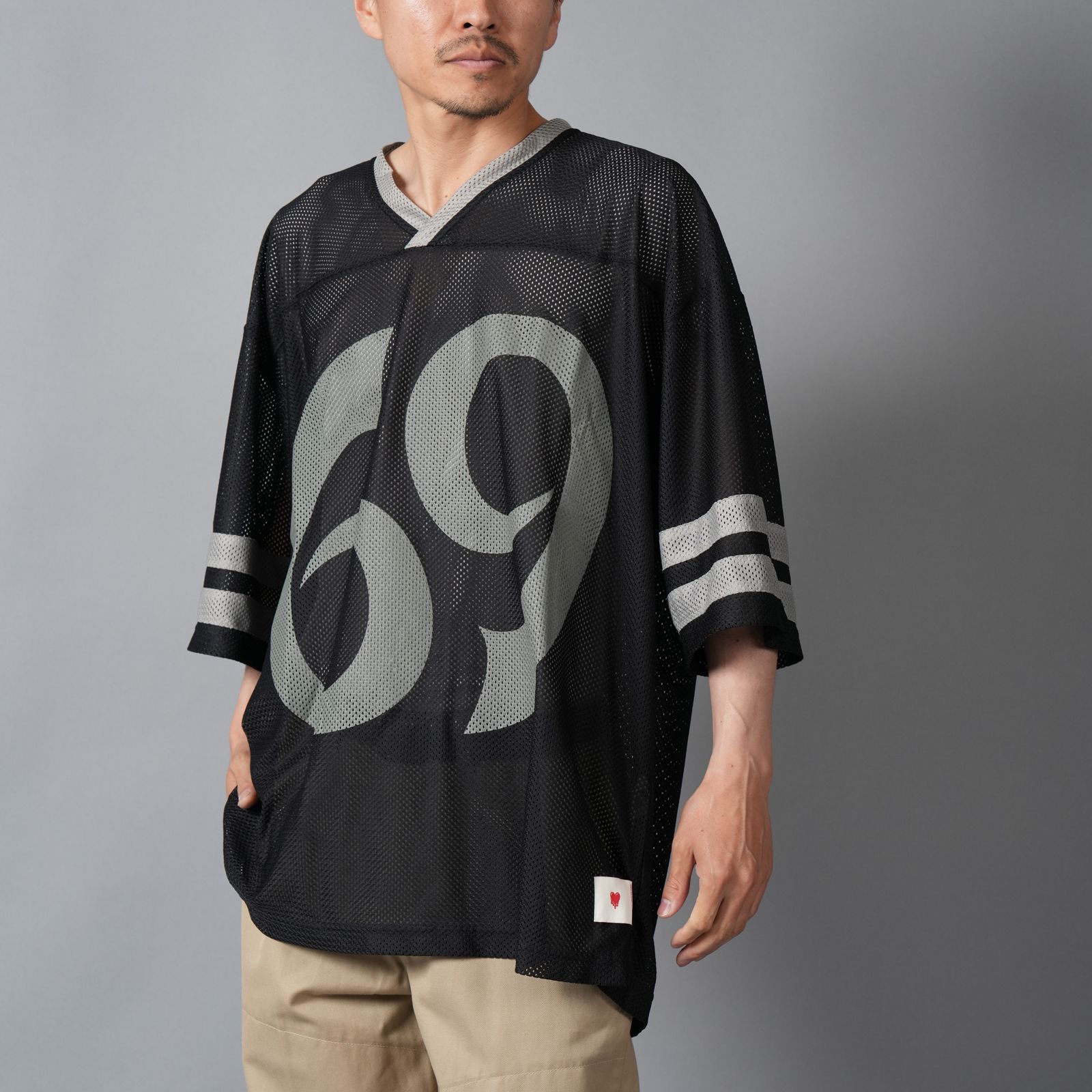 EU-MK8-0000-028 / EU FOOTBALL SS SHIRT / BLACK / フットボールシャツ (ブラック)